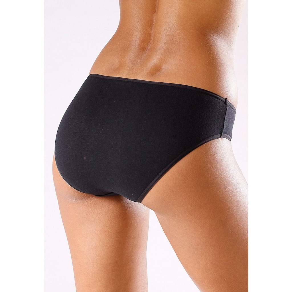 petite fleur Bikinislip, (Packung, 10 St.), aus elastischer Baumwolle