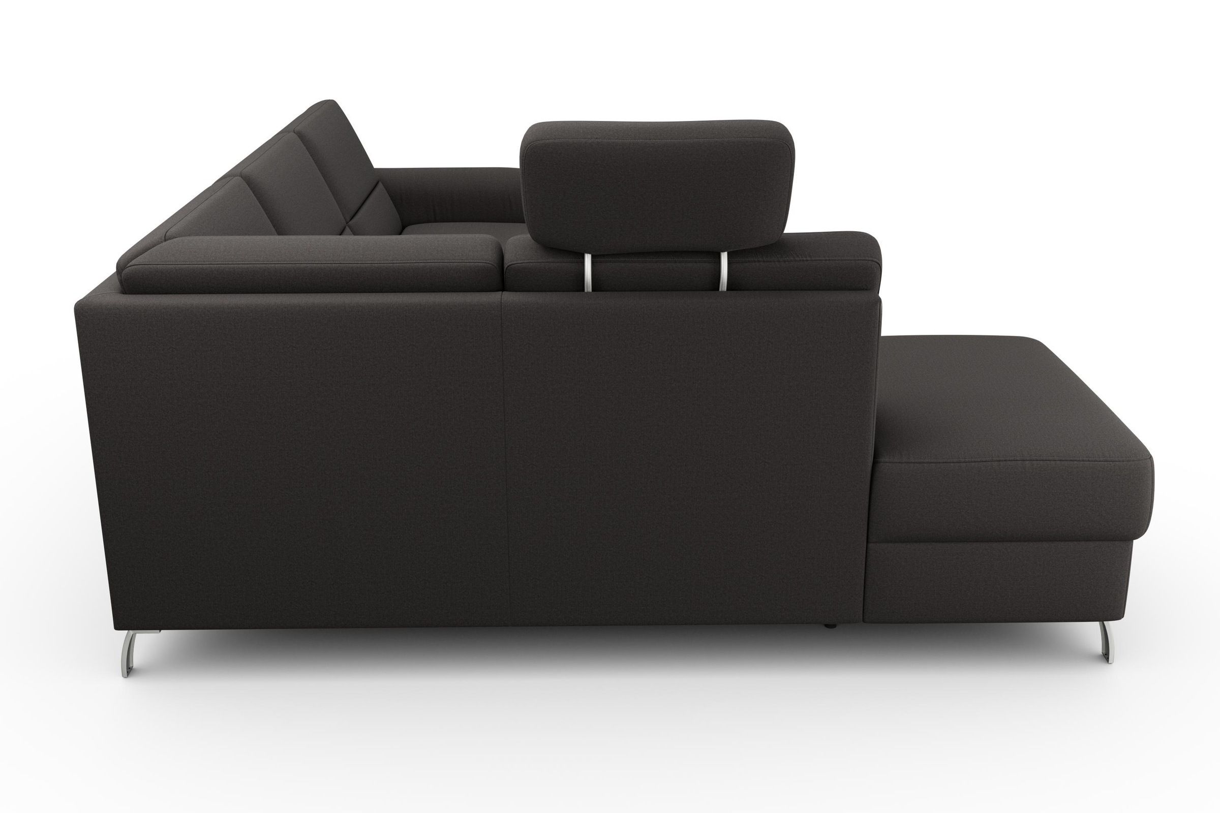 sit&more Ecksofa »Palmera L-Form«, Federkern, wahlweise mit Bettfunktion und mit/ohne Stauraum