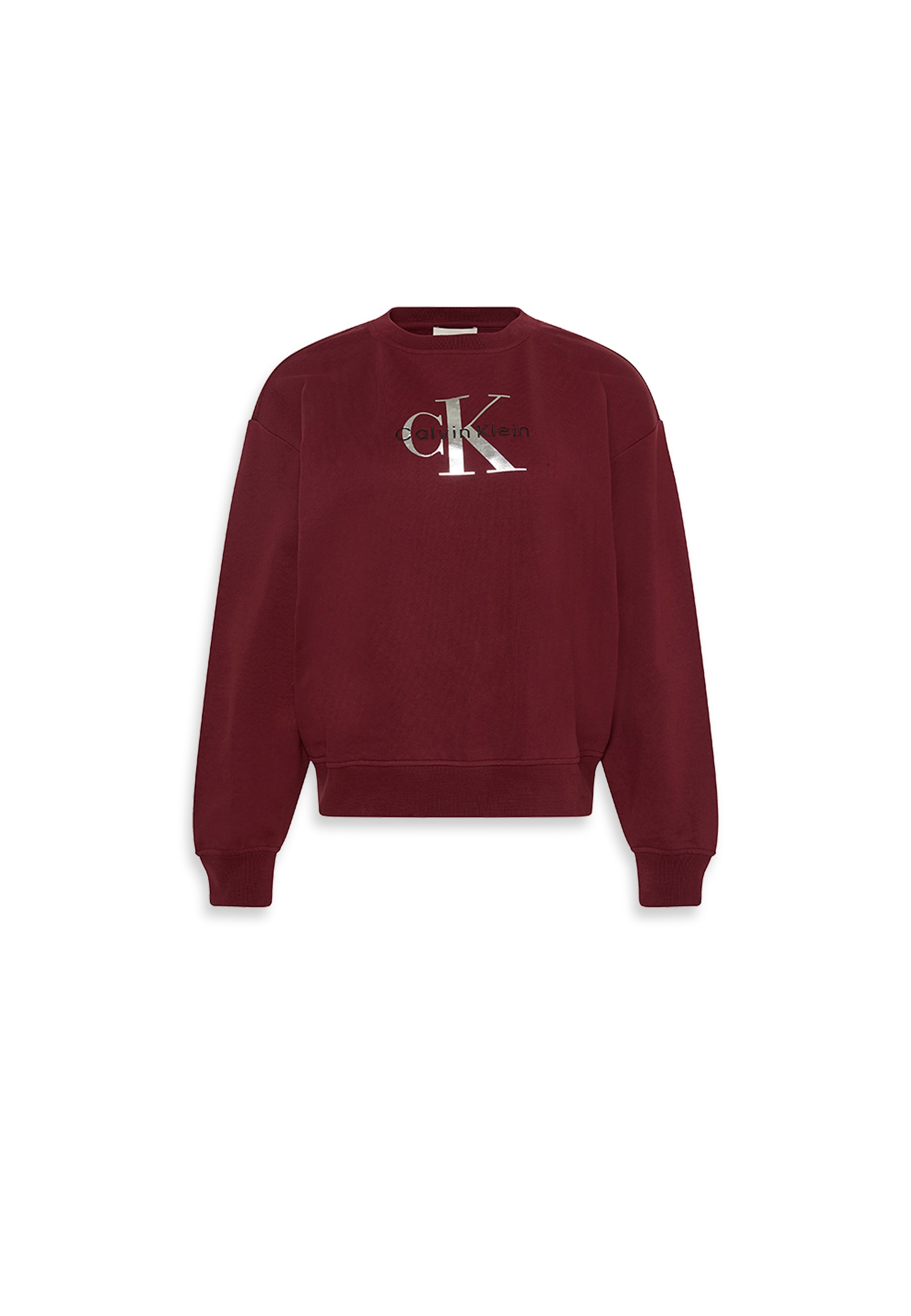 Calvin Klein Jeans Sweatshirt »LS MONOLOGO FRENCH TERRY RLXD CR«, , Logoschriftzug

