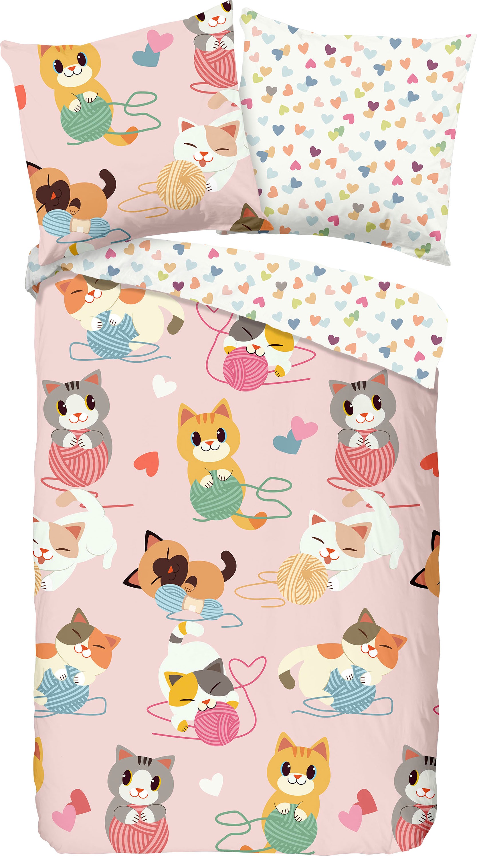good morning Kinderbettwäsche »Cats«, (2 tlg.), 100% Baumwolle kaufen