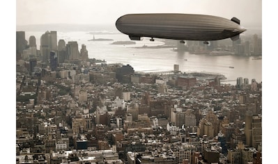 Fototapete »Zeppelin über New York«