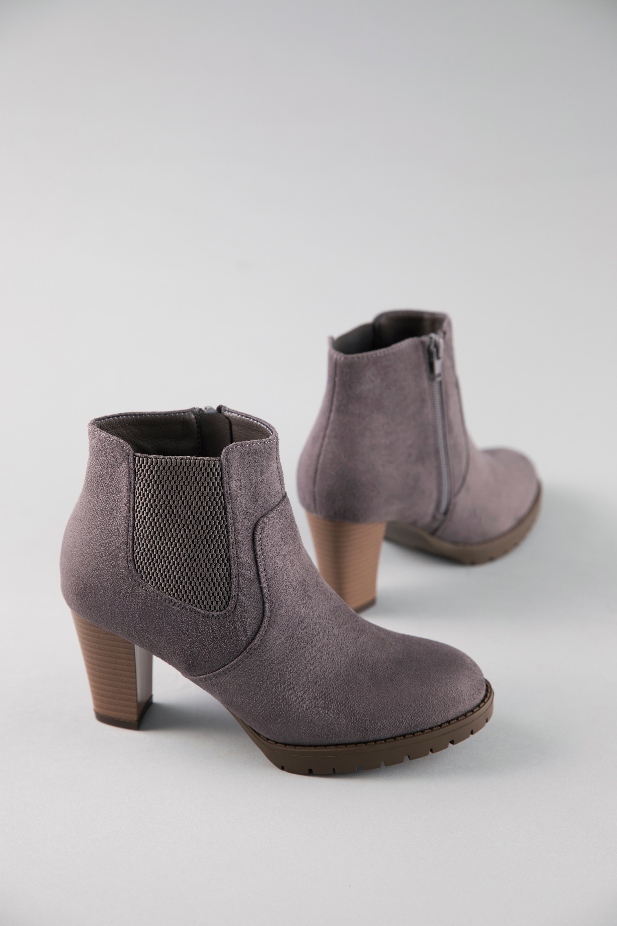 Aniston SHOES Stiefelette, Ankleboots mit seitlichem Stretcheinsatz - NEUE KOLLEKTION