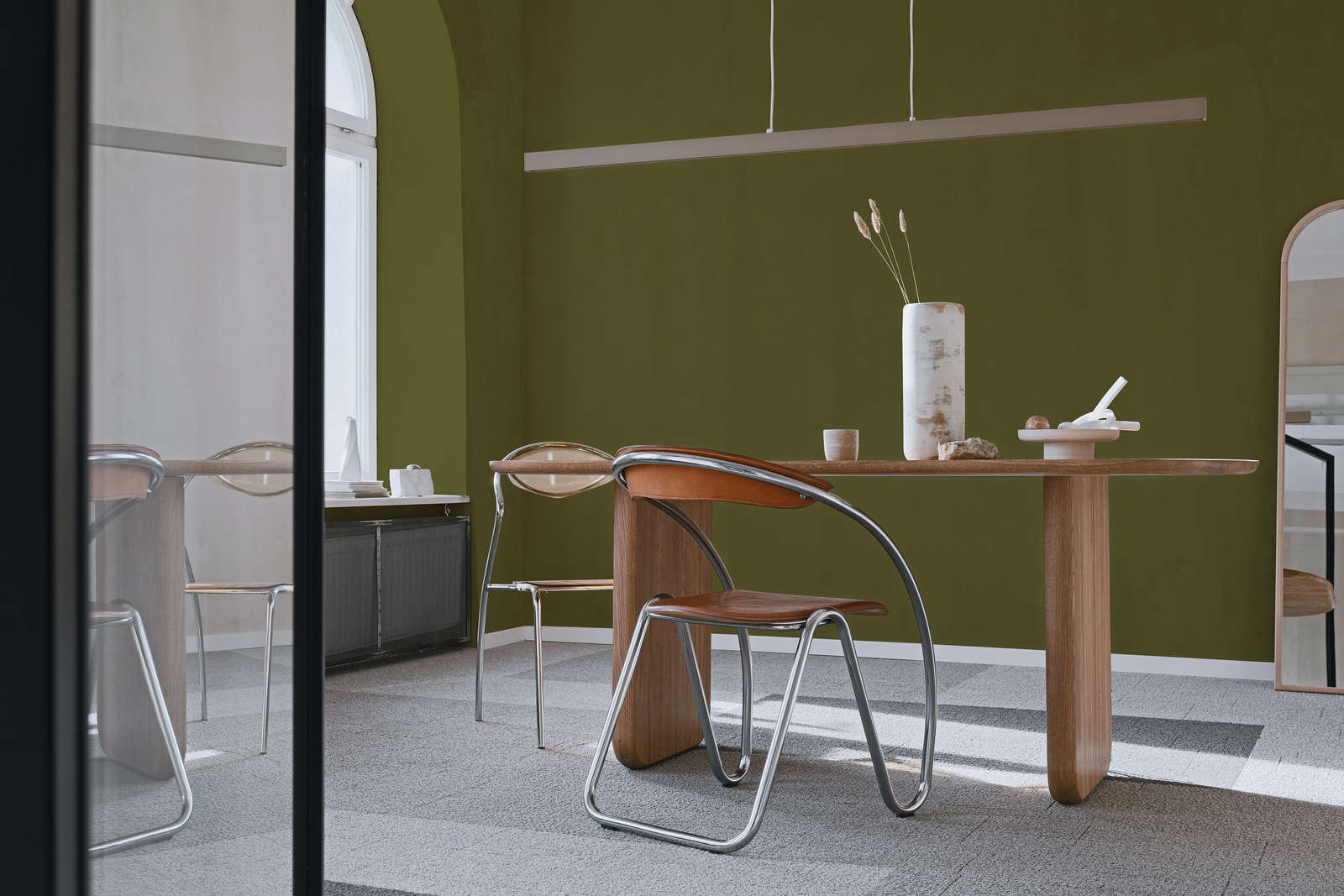 A.S. Création Wandfarbe »Premium Innenwandfarbe PURO Tuchmatt gentle lime« ideal für Wohnzimmer, Schlafzimmer, Flur und Küche, Farbwelt Grün