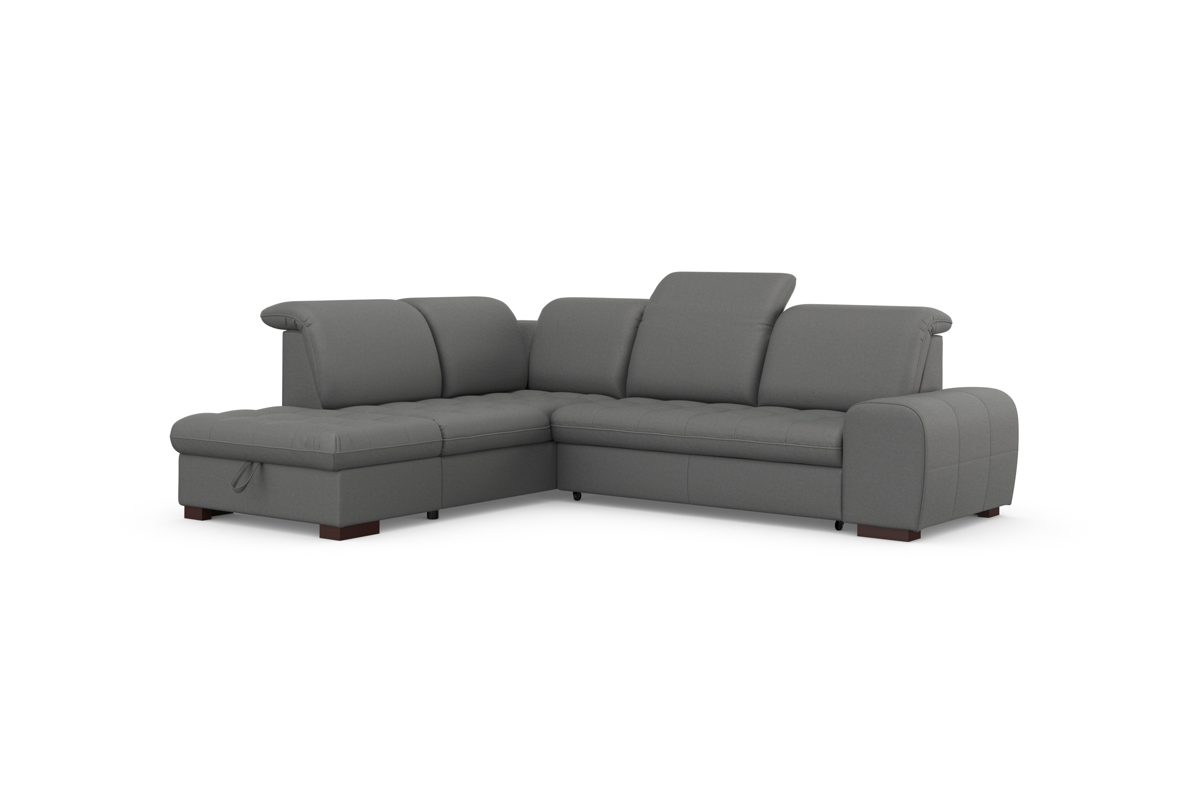 sit&more Ecksofa »Luxor L-Form«, wahlweise mit Bettfunktion, Stauraum und Kopfteilverstellung