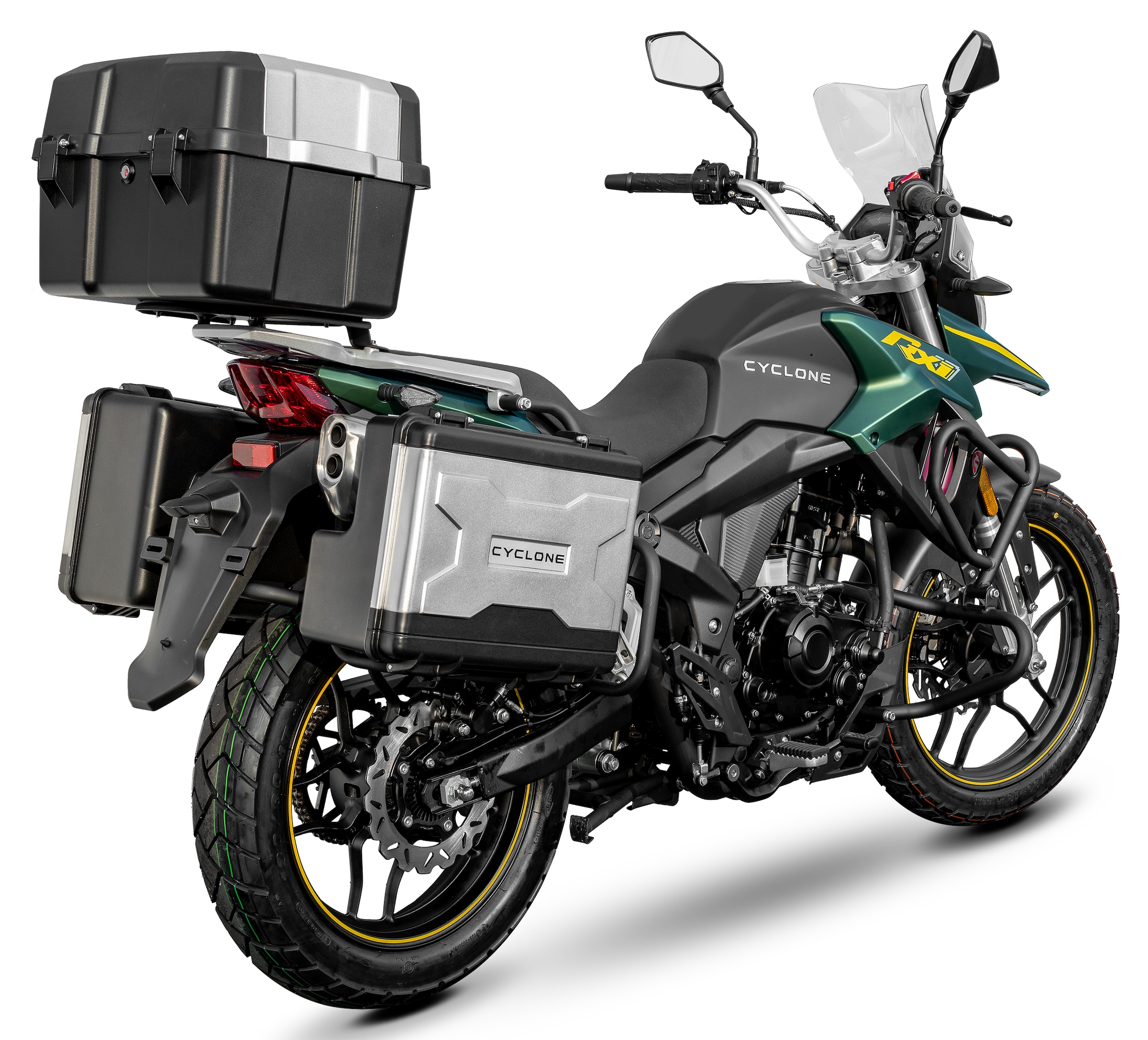 Cyclone Motorrad »RX1 Pro, 125, E5+, Adventure« 124 cm³ 99 km/h Euro 5+ 15 11 kW, 15 PS, ABS, 125er Adventure, digitales Cockpit