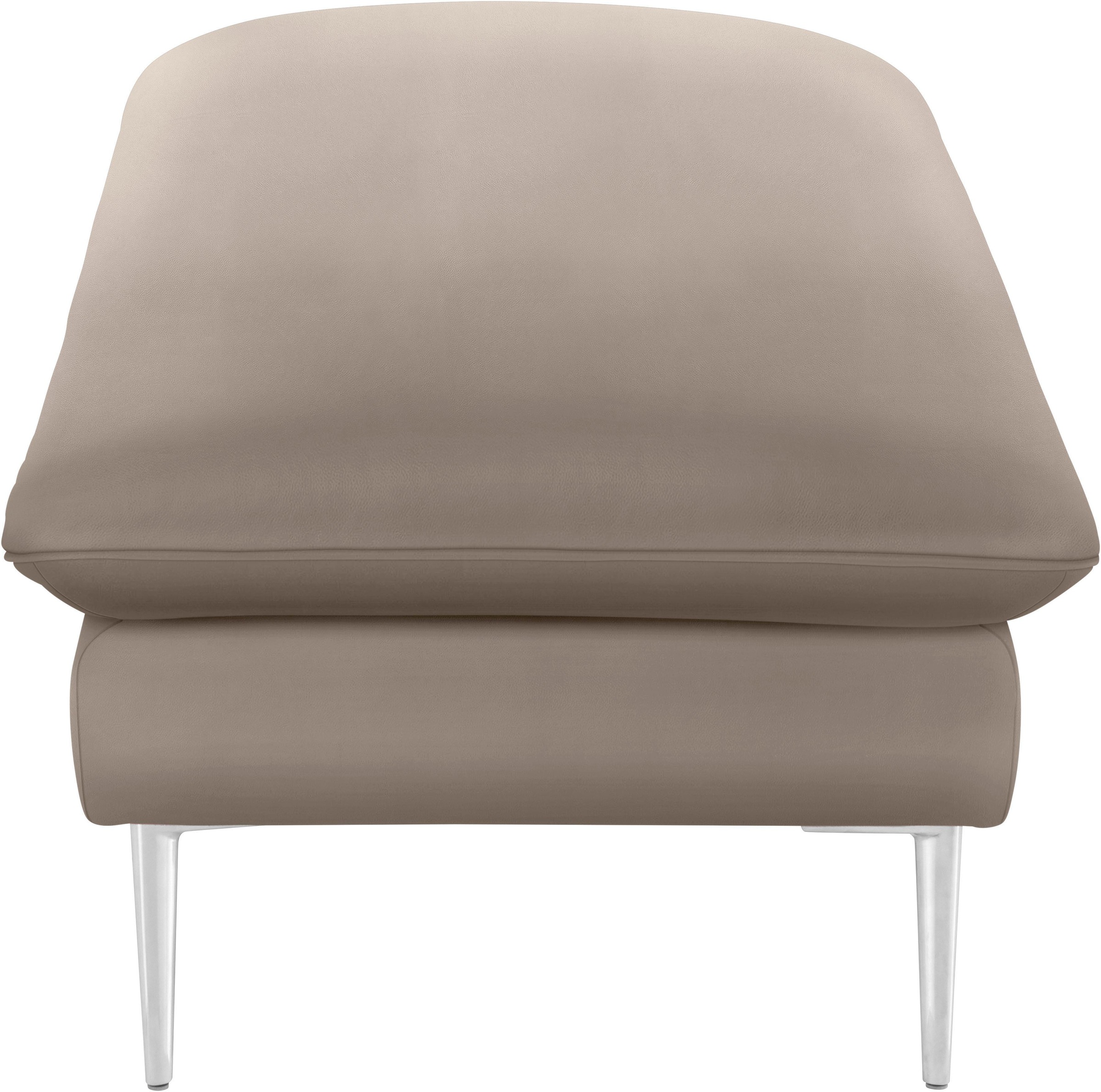 W.SCHILLIG Hocker »enjoy&MORE«, Füße Chrom glänzend, Breite 151 cm
