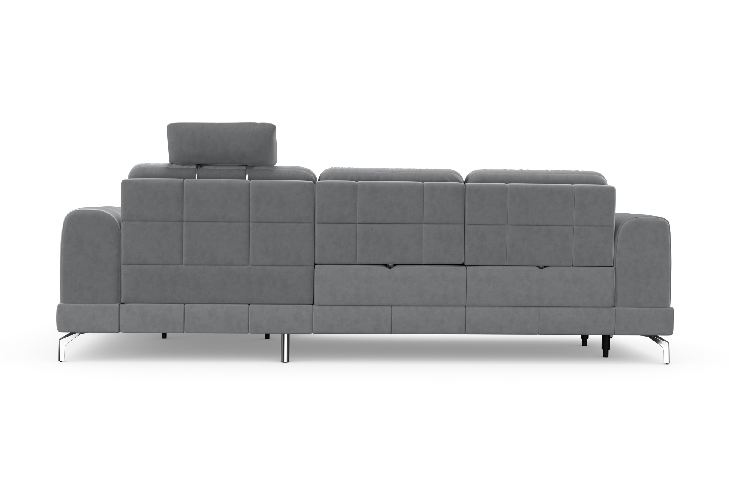 sit&more Ecksofa »Bendigo L-Form« inklusive Sitztiefenverstellung, Bodenfreiheit 12 cm, in 2 Fußfarben