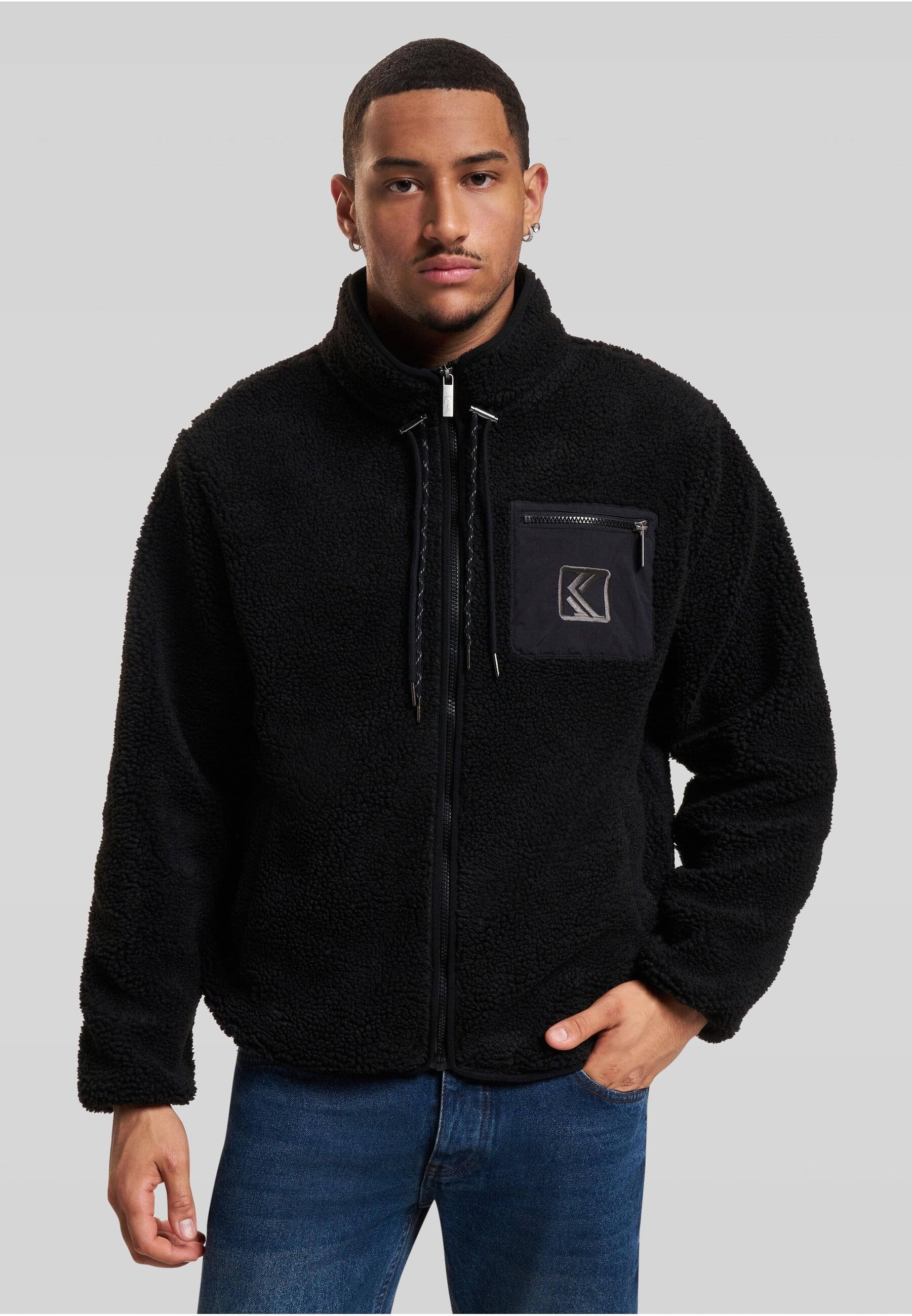 Karl Kani Allwetterjacke »Karl Kani Herren KM234-007-3 KK OG Teddy Trackjacket« 1 Stk. tlg. ohne Kapuze