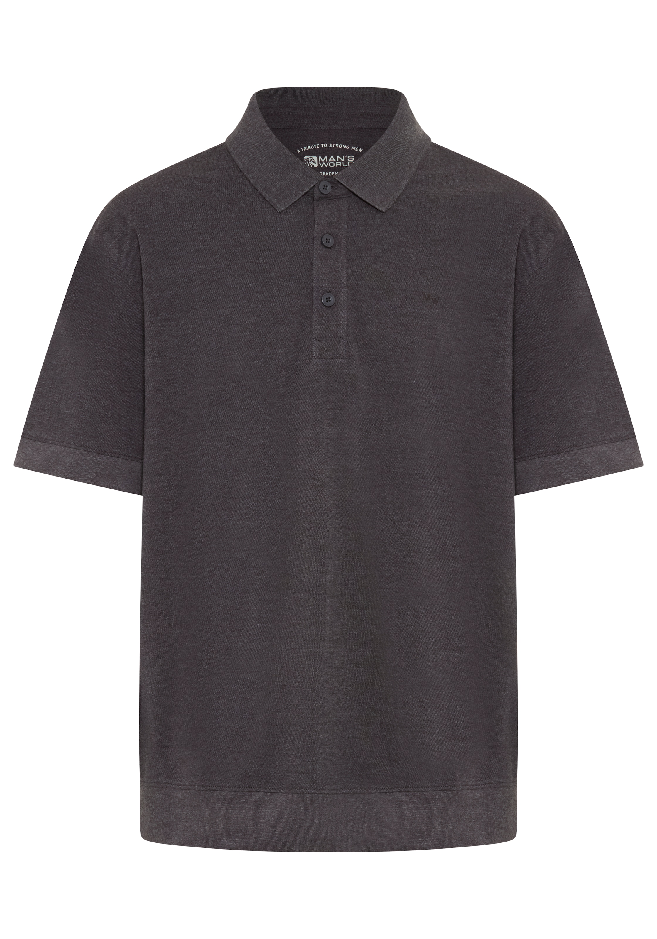 Man's World Plus Poloshirt »auch in Grosse Größen bis Gr. 7XL Bauch-Fit« Regular Fit Passform, Kurzarm, unifarben, aus Piqué-Material