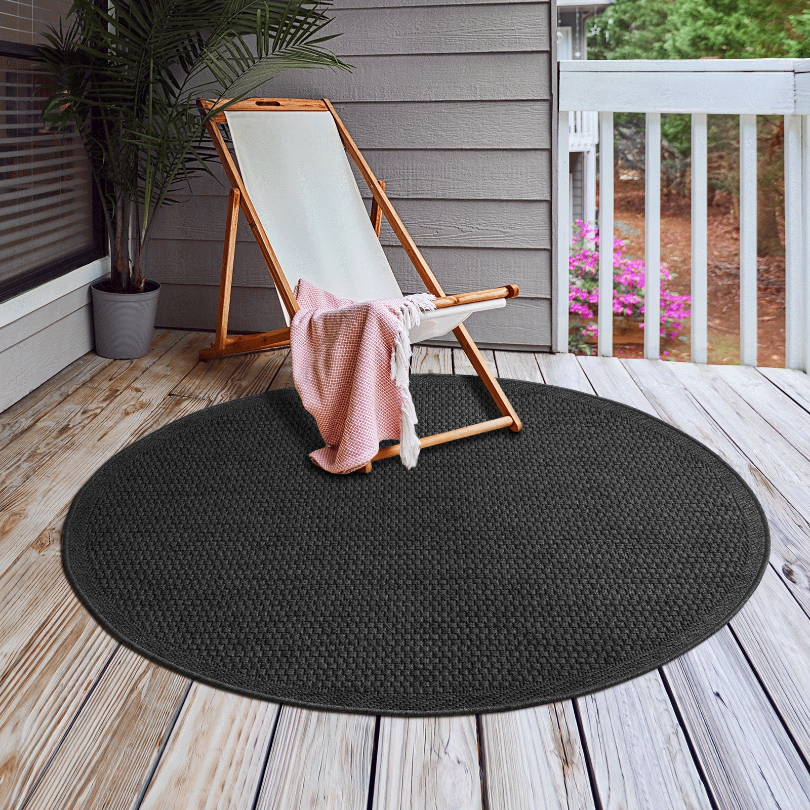 the carpet Teppich »Toulose«, rund, 1 mm Höhe günstig online kaufen