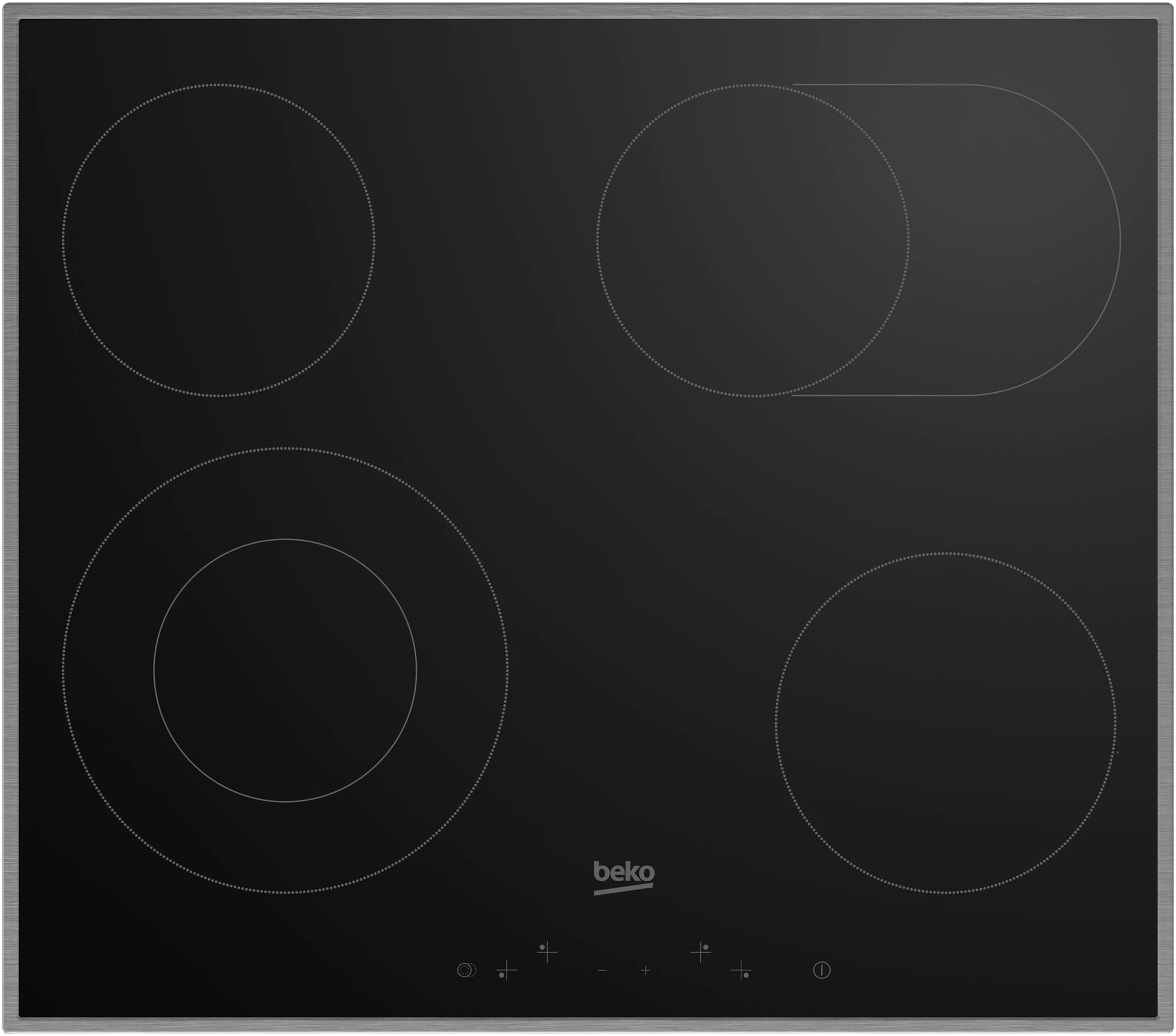 BEKO Backofen-Set »BBSM12320XMPEF«, mit 1-fach-Teleskopauszug, Pyrolyse-Selbstreinigung