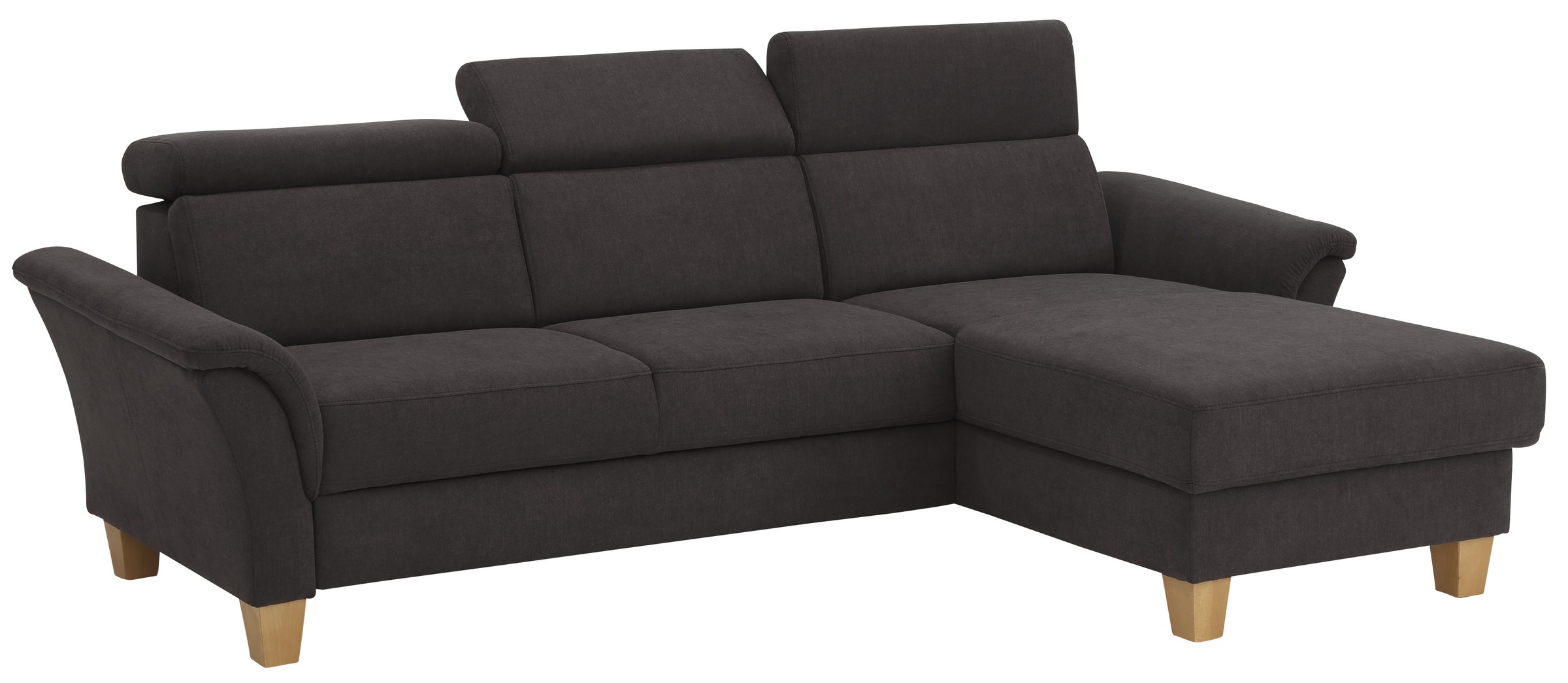 Home affaire Ecksofa »Conville L-Form«, Federkern, wahlweise mit Bettfunktion und Bettkasten bzw. Stauraum