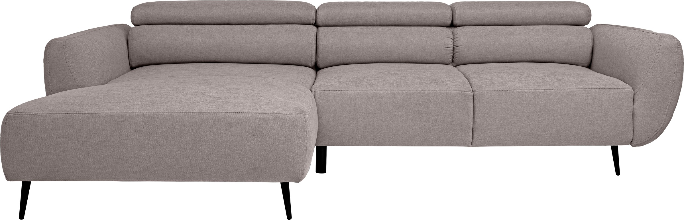 WERK2 Ecksofa »Alisson, mit elektrischer Sitztiefenverstellung, L-Form, Bre günstig online kaufen