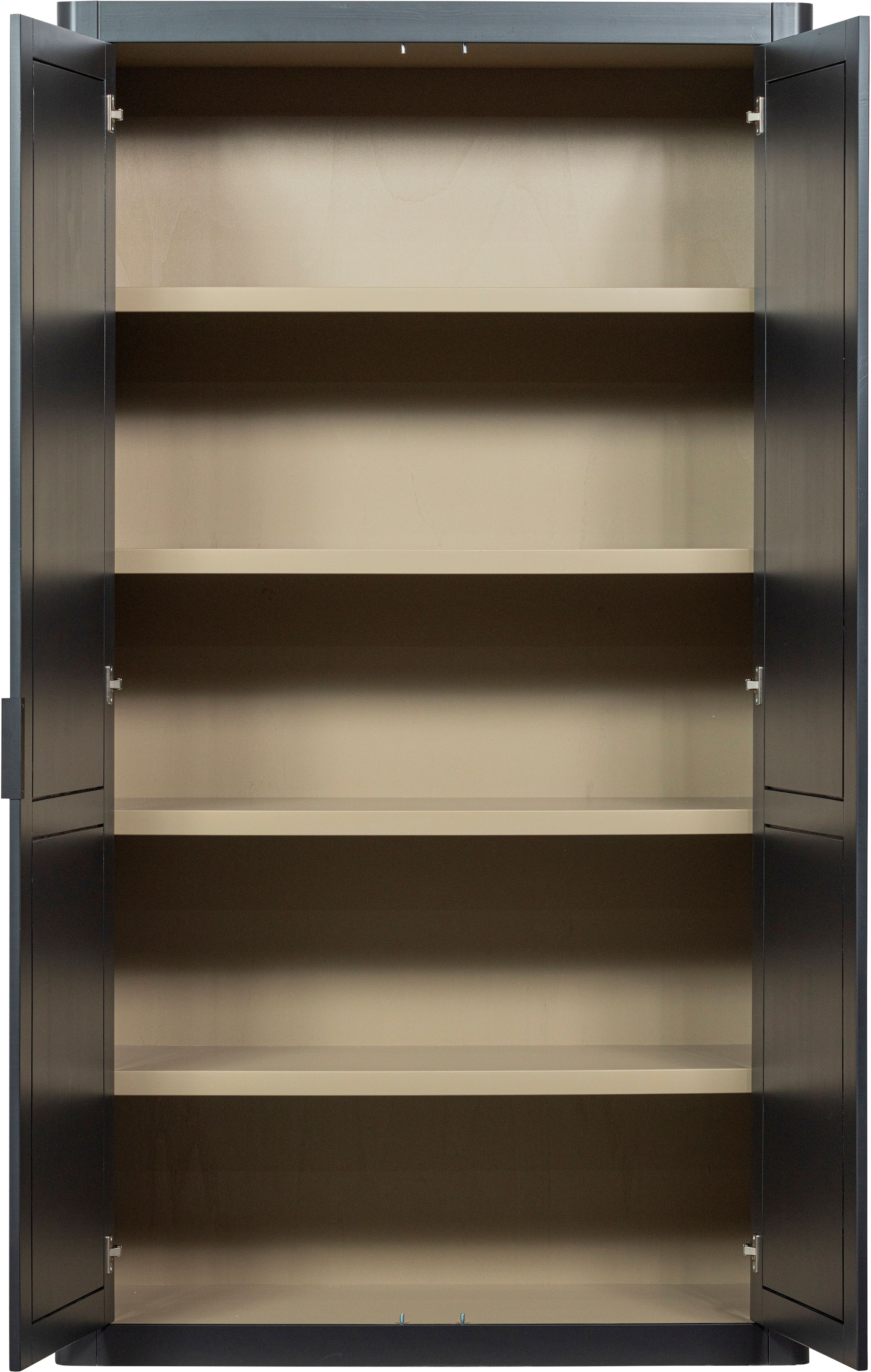 WOOOD Mehrzweckschrank »GUNNAR Stauraumschrank Garderobenschrank« Aufbewahrungsschrank, FSC®-zertifiziertes Kiefernholz, viel Stauraum