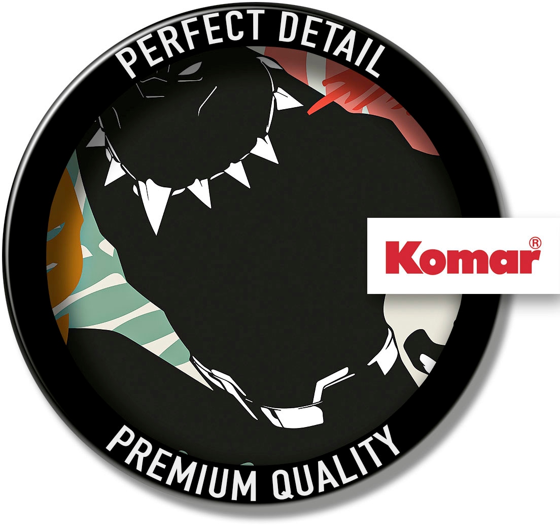 Komar Wandtattoo »selbstklebendes Vlies, Winter Tropics Black Panther, Gr. 125 x 125 cm«, (1 St.), rund und selbstklebend