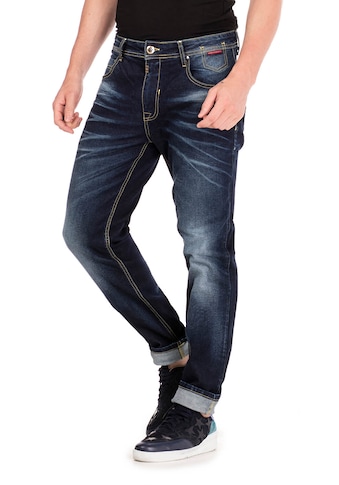 Cipo & Baxx Slim-fit-Jeans, im Washed-Look in Straight Fit kaufen