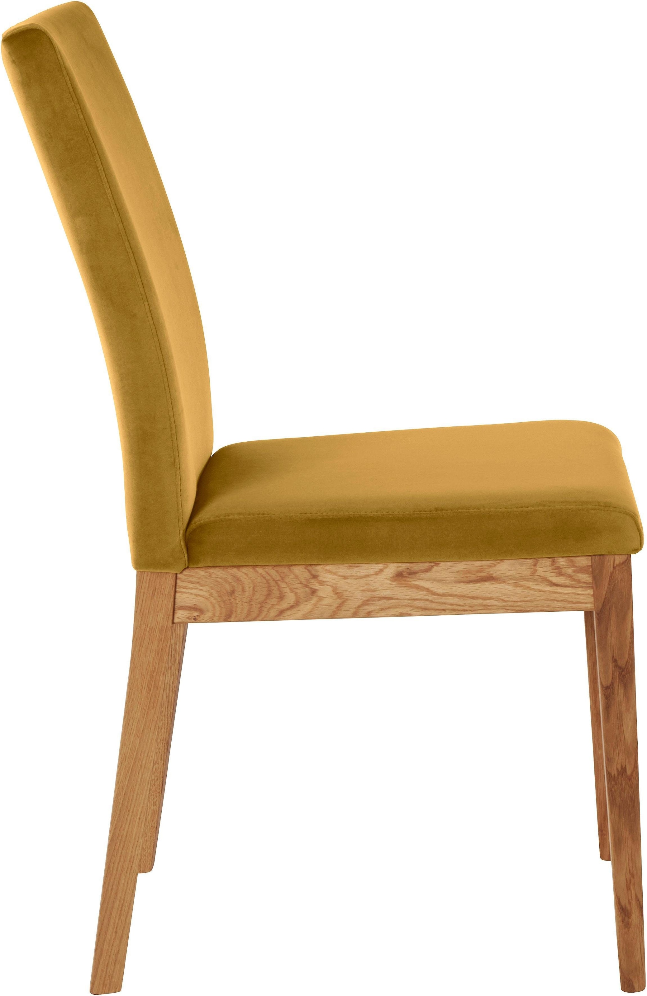 Home affaire Stuhl »Dendres«, (Set), 2 St., Luxus-Microfaser