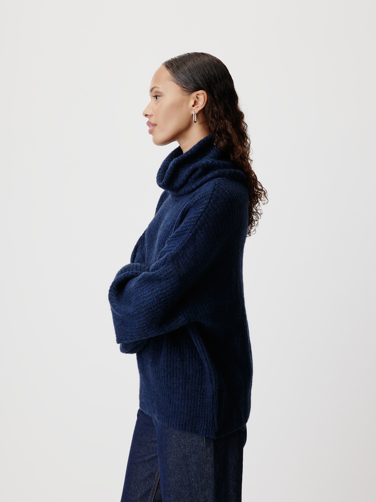 LeGer Strickpullover »Jarine, LeGer by Lena Gercke« Loose fit mit Rundhalsausschnitt
