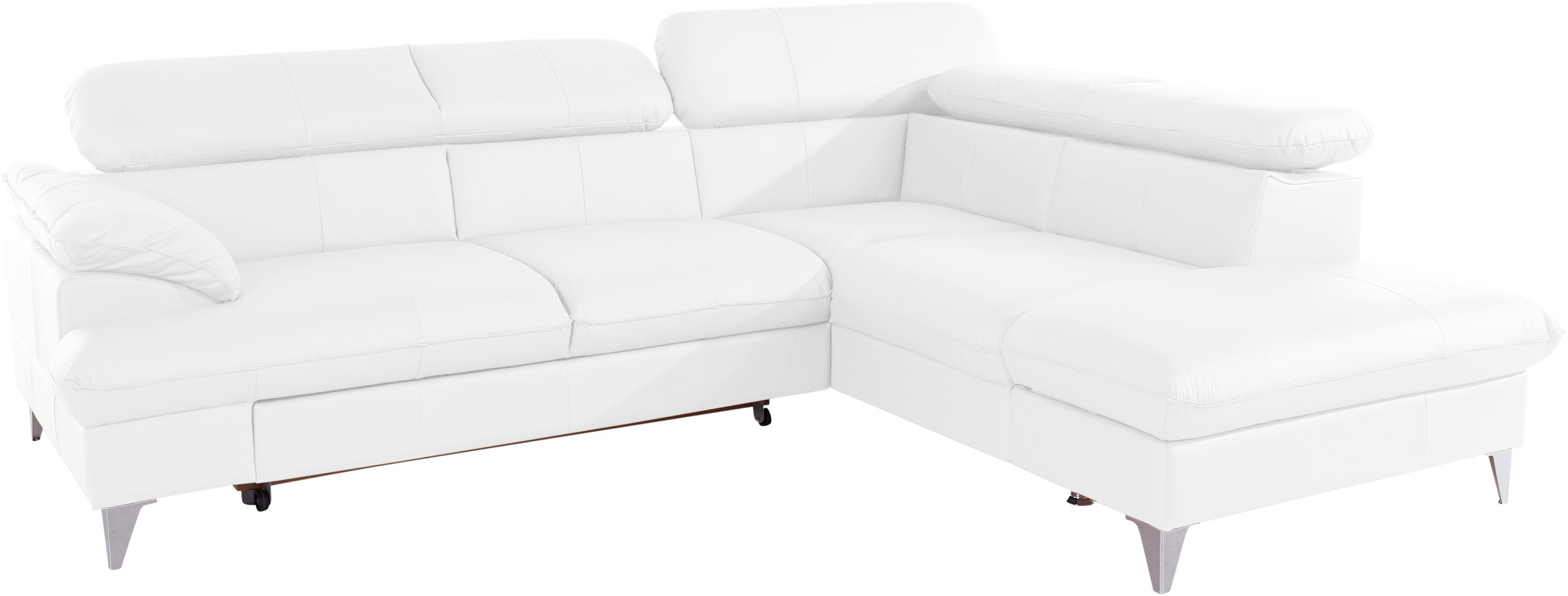 COTTA Ecksofa »Caluso L-Form«, mit Kopfteilverstellung, wahlweise mit Bettfunktion & Bettkasten