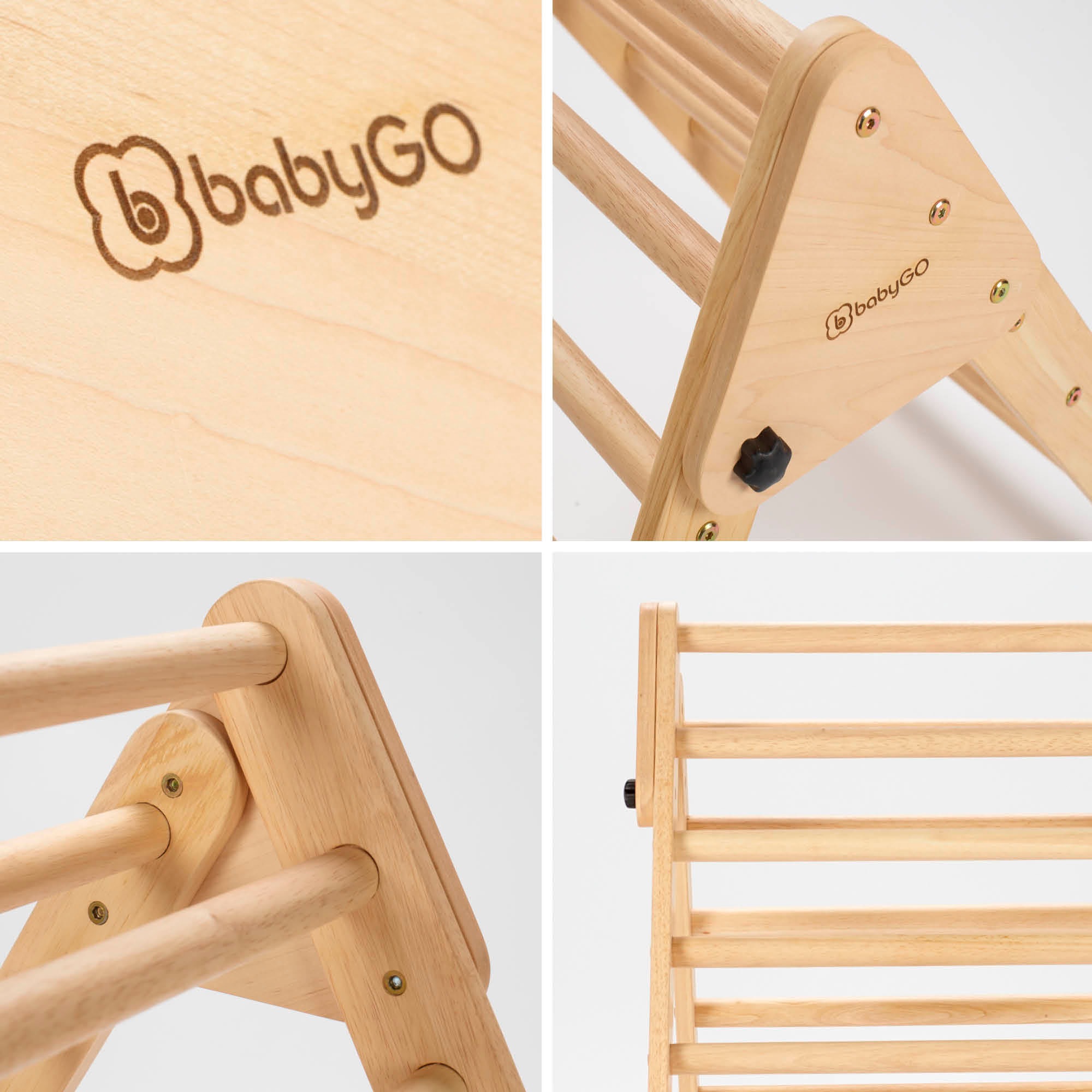 BabyGo Klettergerüst »Woodland 2 Kletterdreieck«, aus Holz