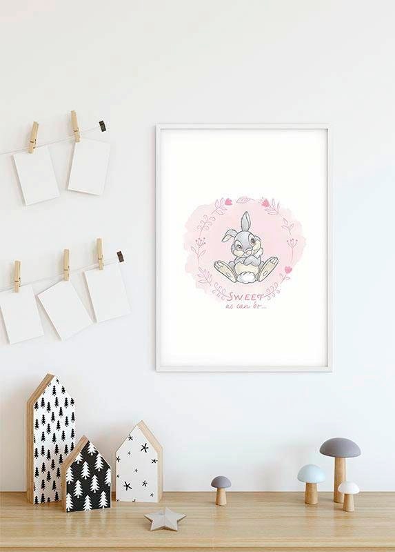 Komar Bild »Klopfer«, Disney, (1 St.), Wandbild zur Dekoration im Kinderzimmer - ohne Rahmen