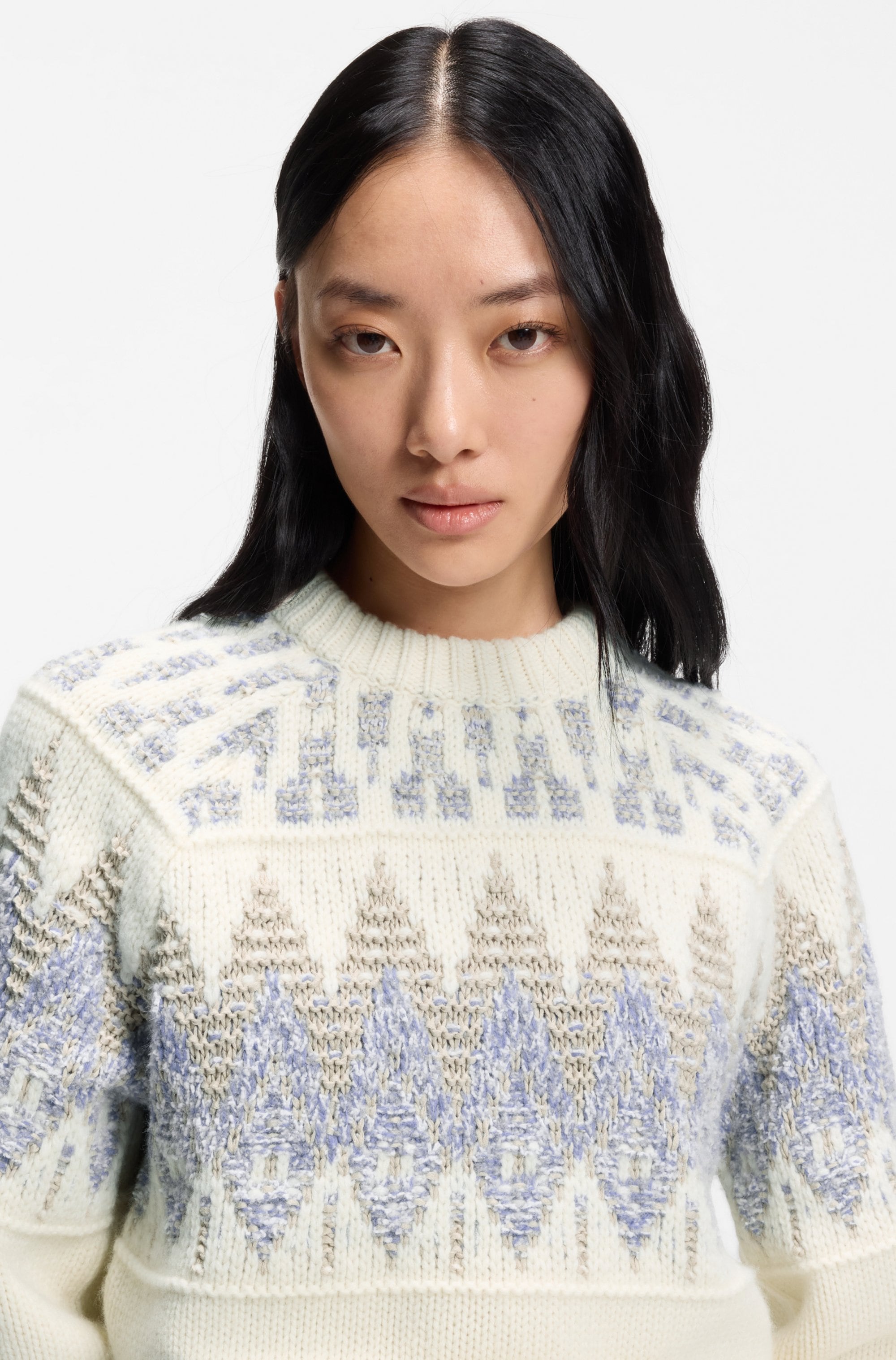 BOSS ORANGE Strickpullover »Farombo Premium Damenmode«