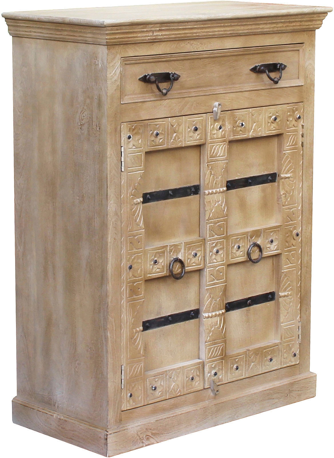 SIT Highboard »Daipur« geschnitzte Verzierungen