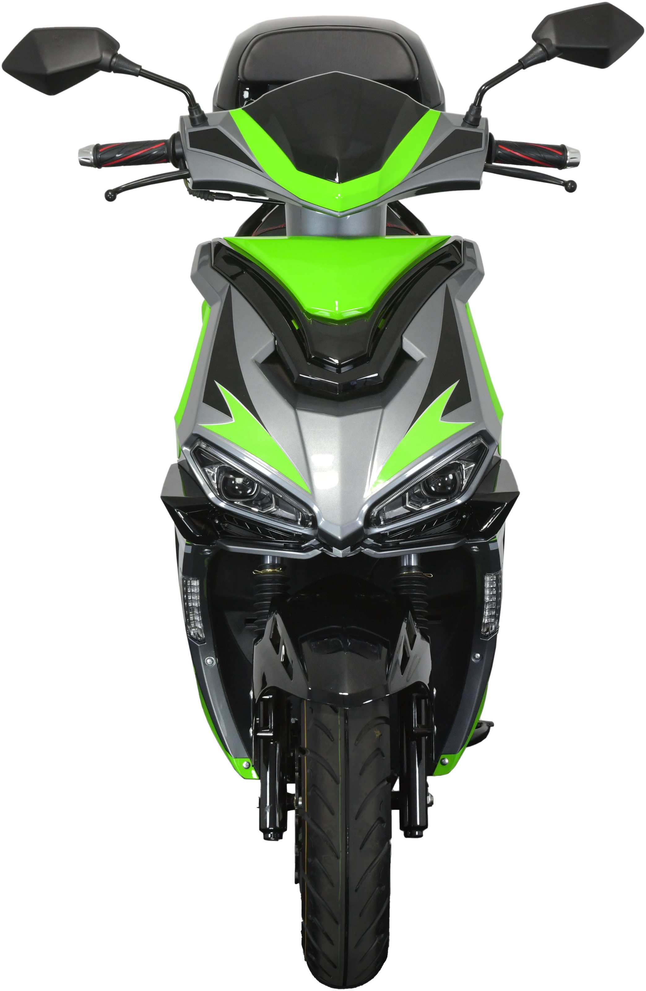 GT UNION Motorroller »Striker 45«, 49,5 cm³, 45 km/h, Euro 5, 3 PS, (Set, mit Topcase), Luftgekühlter Motor