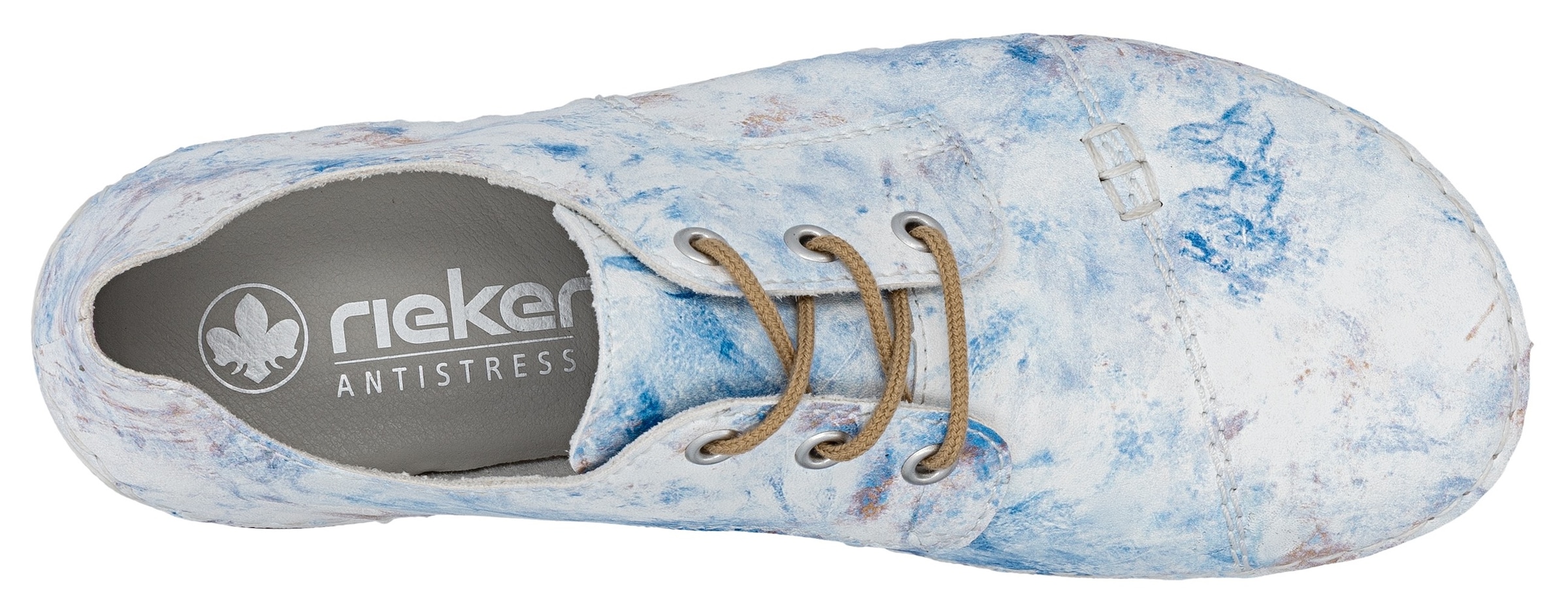 Rieker Sneaker  Schnürschuh, Halbschuh, Casual-Schnürer mit softer Innensohle