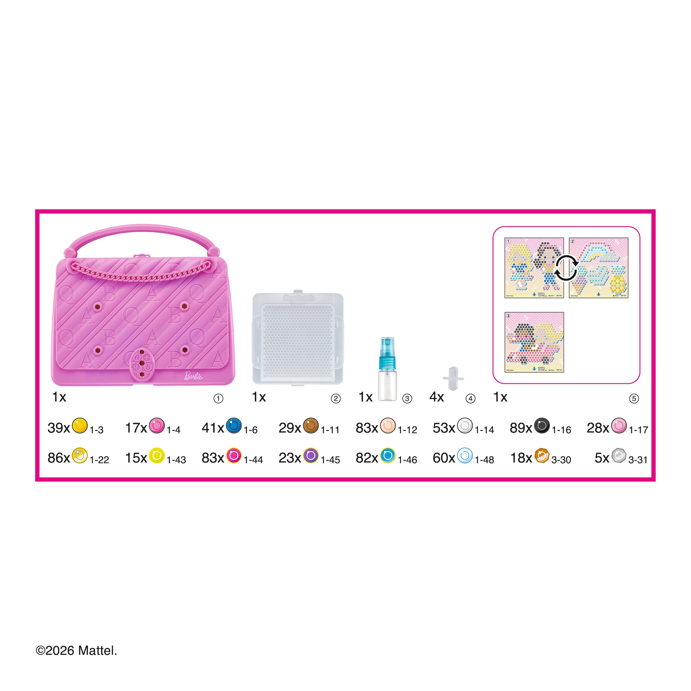 Aquabeads Kreativset »Barbie Bastelkoffer«