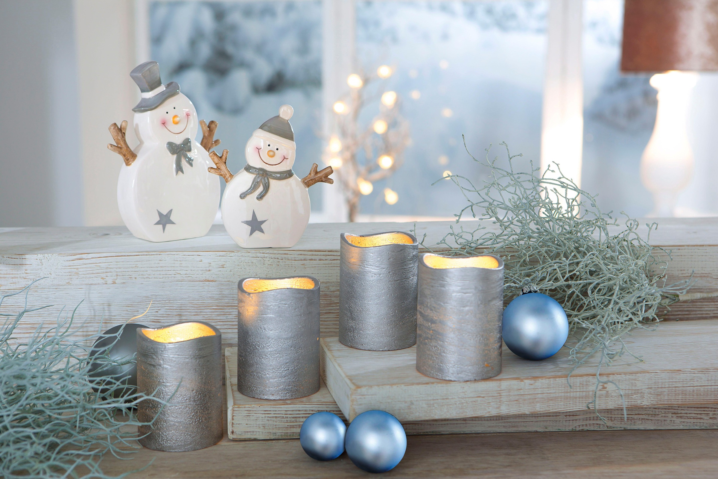 Leonique LED-Kerze »Weihnachtsdeko«