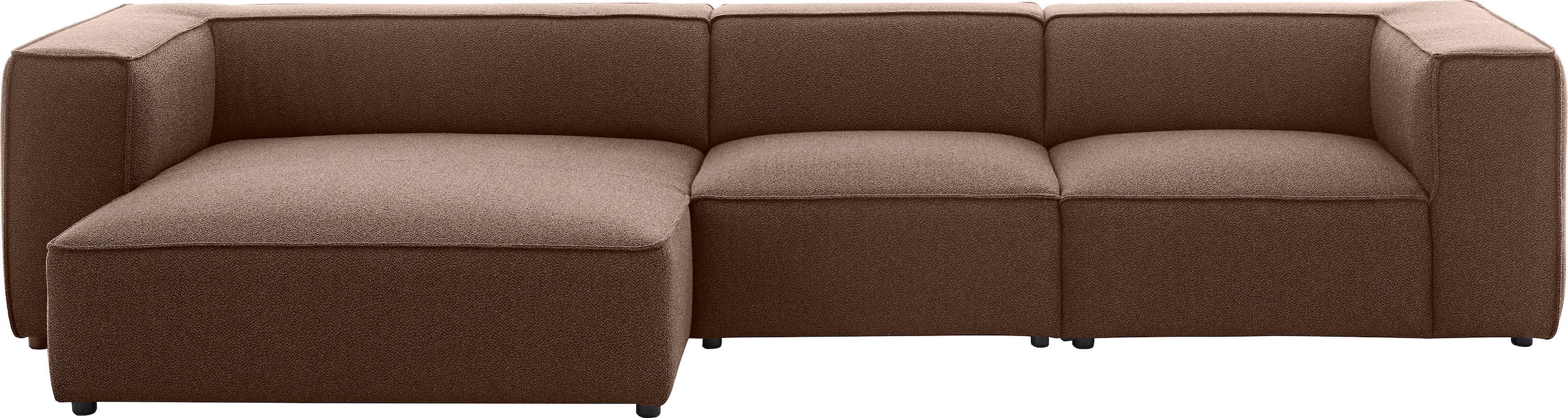 W.SCHILLIG Ecksofa »around-the-block«, mit eleganter Biese, mit Federkern, günstig online kaufen