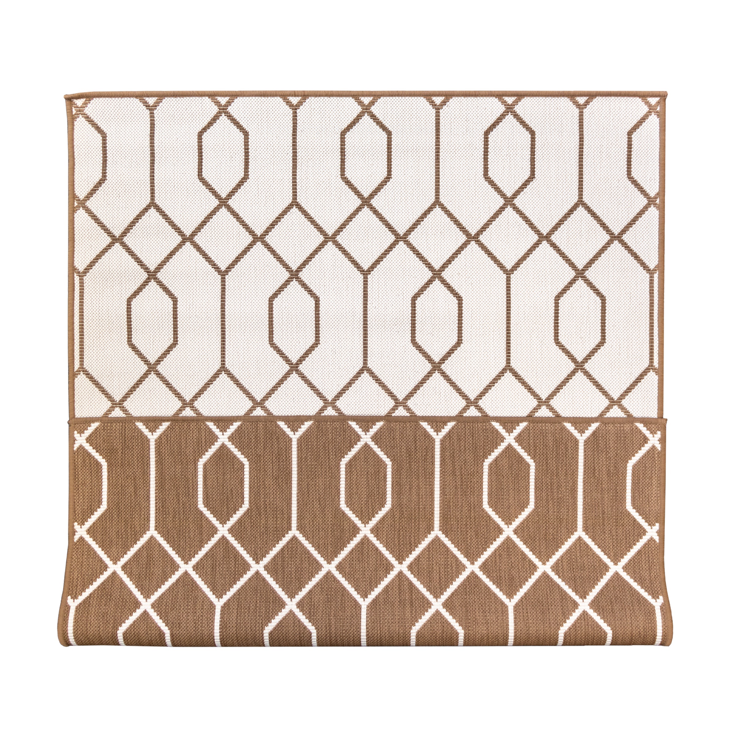 Primaflor-Ideen in Textil Teppich »Outdoorteppich REVERSO - Geo River«, rechteckig, 5 mm Höhe, Wendeteppich, modernes Design, In- und Outdoor geeignet, wasserfest