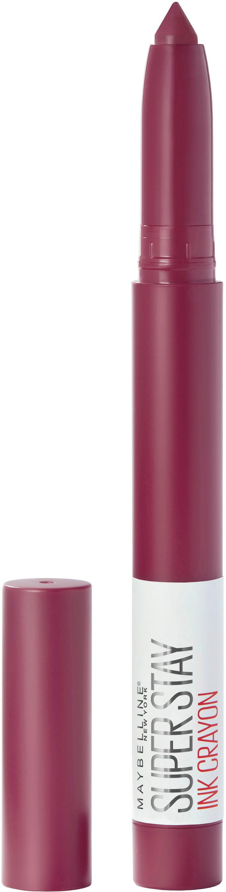 MAYBELLINE NEW YORK Lippenstift »Super Stay Ink Crayon«, mit natürlichen Inhaltstoffen