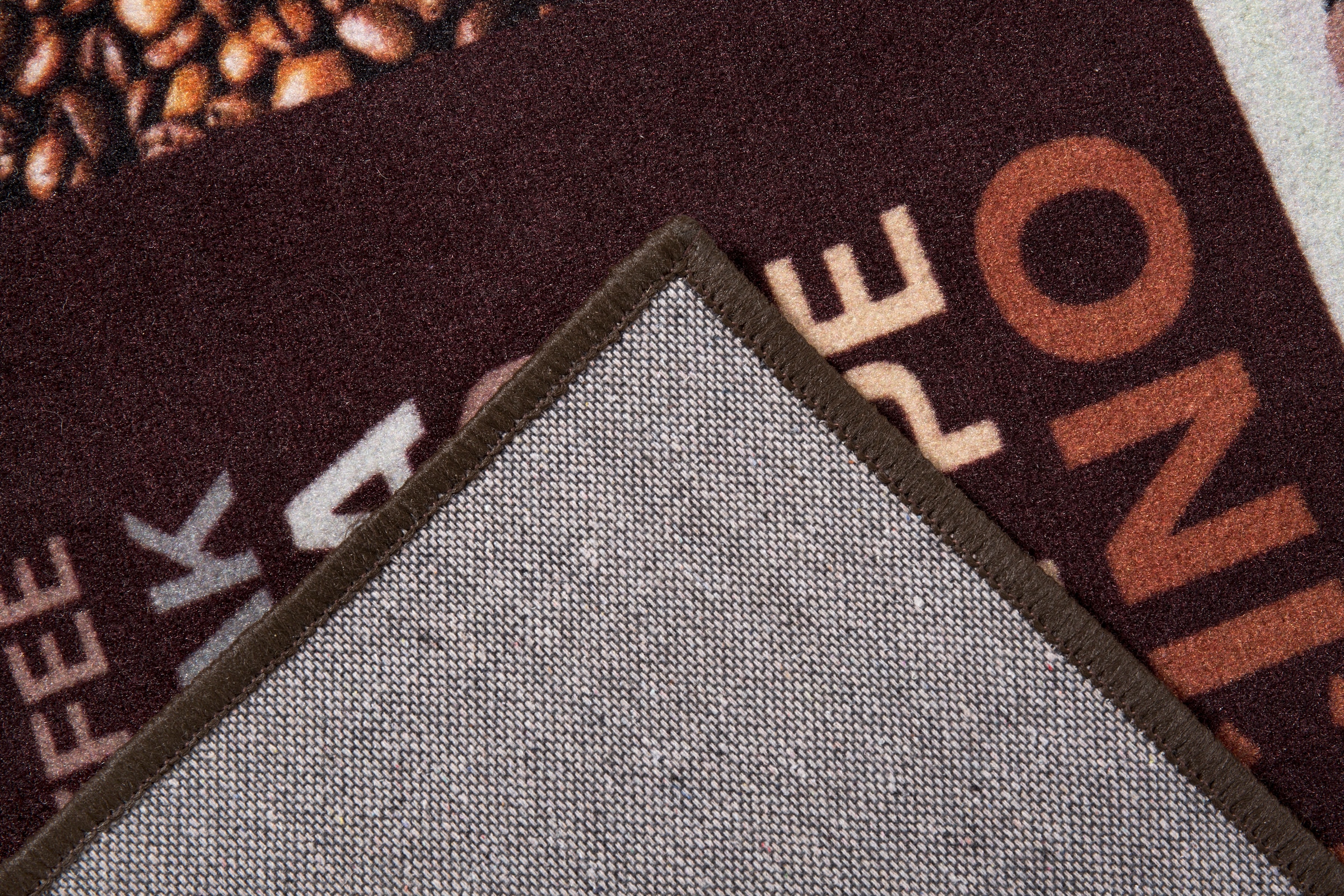 Andiamo Küchenläufer »Cafe Creme«, rechteckig, 4 mm Höhe, Motiv Kaffee, mit Schriftzug, Größe 50x150 cm, Küche