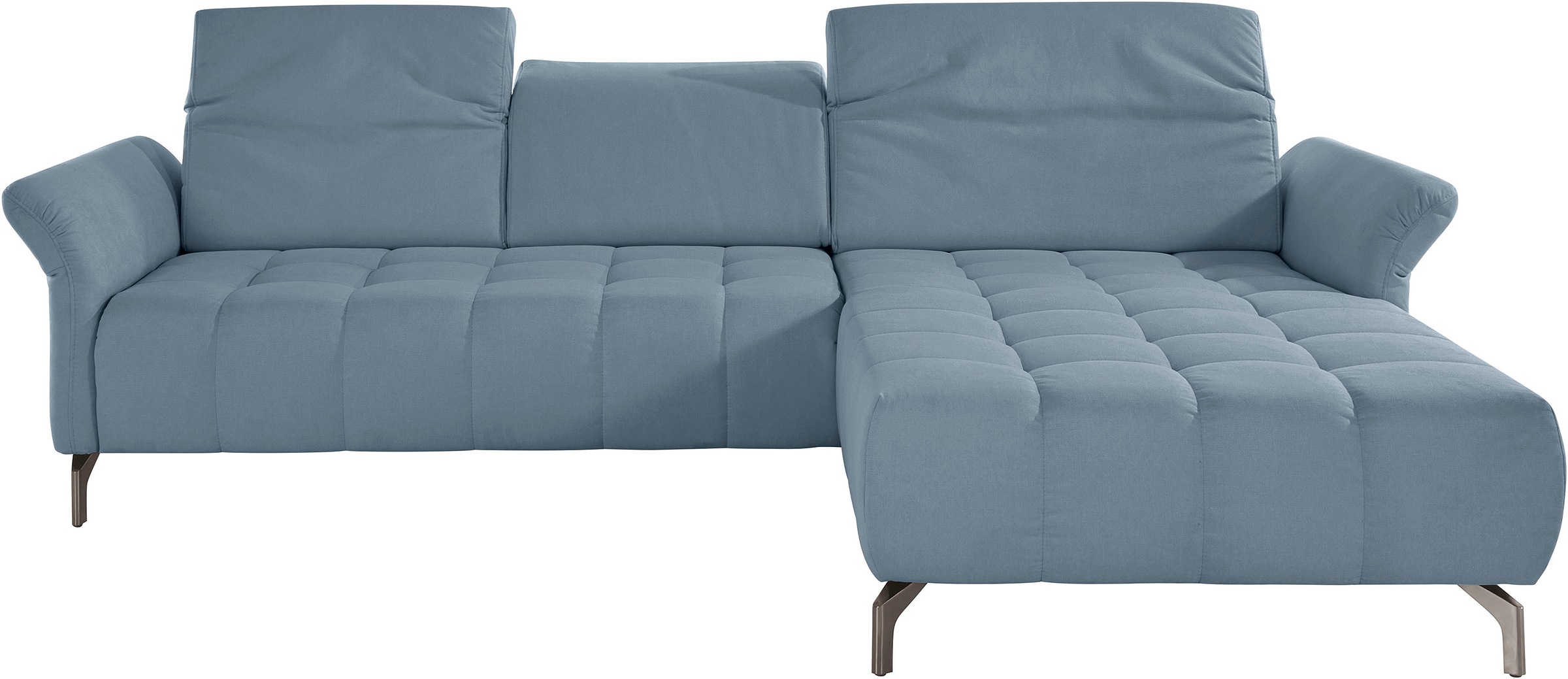 Home affaire Ecksofa »Fresh L-Form« Federkern, wahlweise Kopfteilverstellun günstig online kaufen