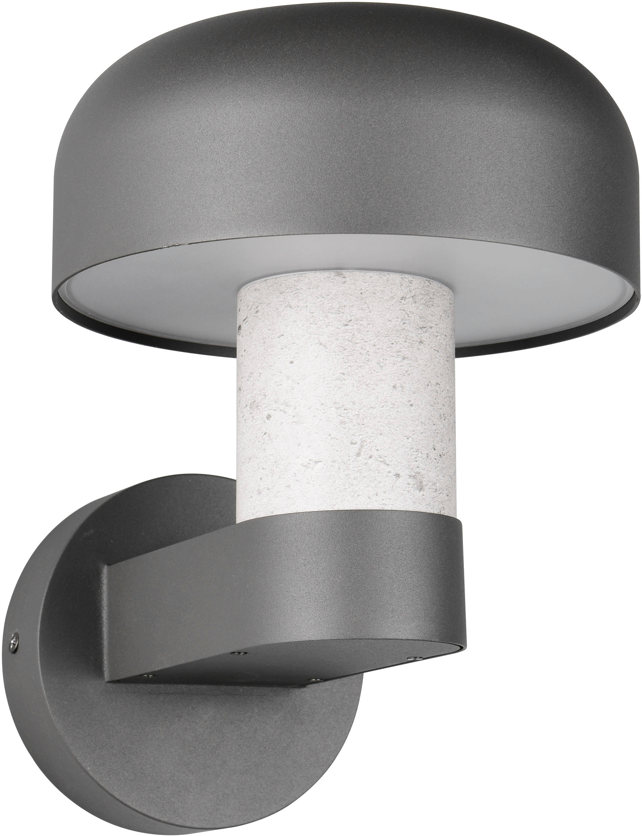 TRIO Leuchten Außen-Wandleuchte »FRASER, Fassadenbeleuchtung Laterne Pilzform, exkl 1x E27 max 10W IP54«, 1 flammig, Leuchtmittel E27 | Leuchtmittel wechselbar, Hauswand Leuchte aus Druckguss Aluminium, Leuchtmittel wechselbar