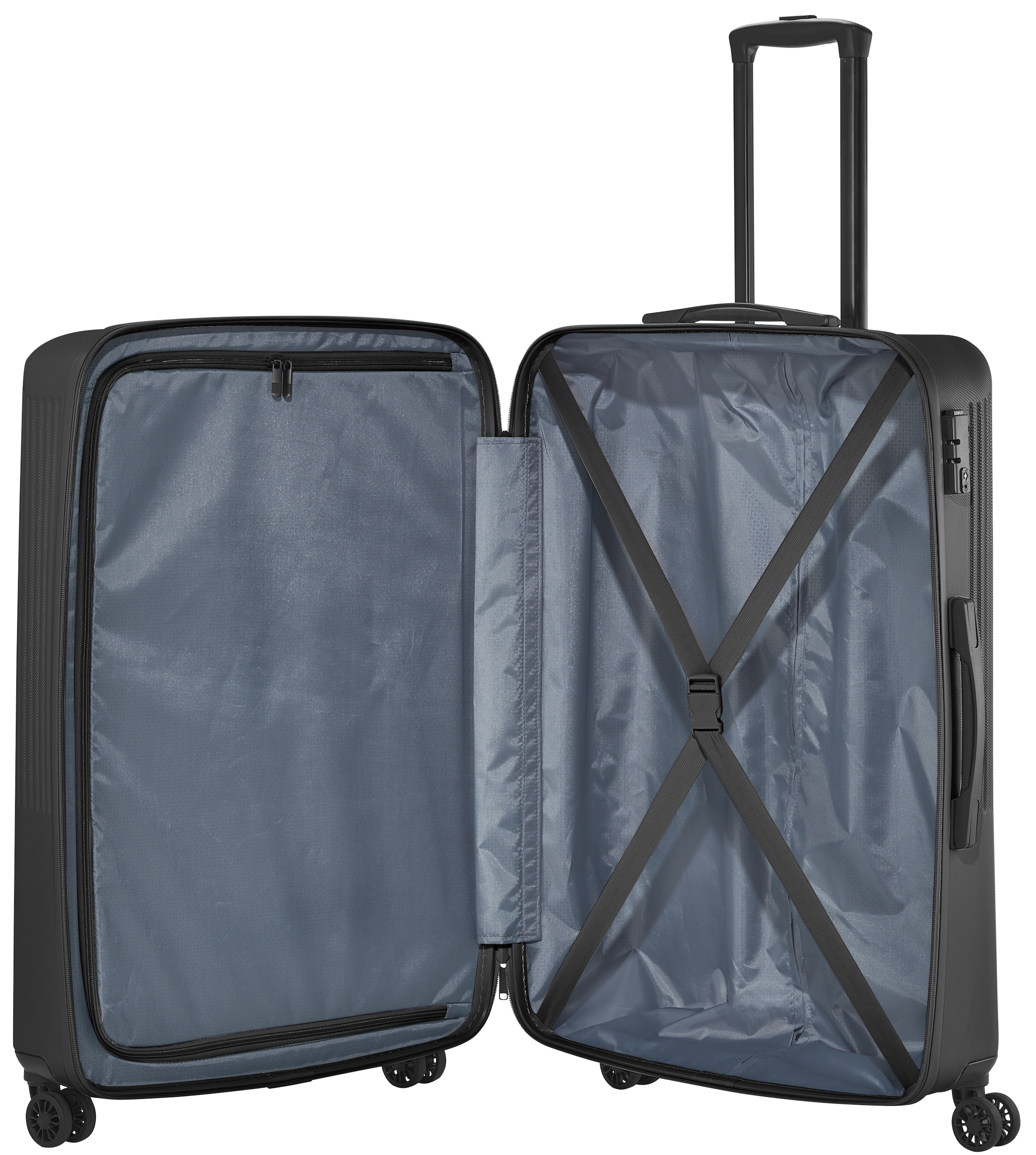 travelite Hartschalen-Trolley »BALI, in verschiedenen Größen und Farben«, 4 Rollen, Hartschallenkoffer Reisegepäck Reisekoffer TSA Schloss