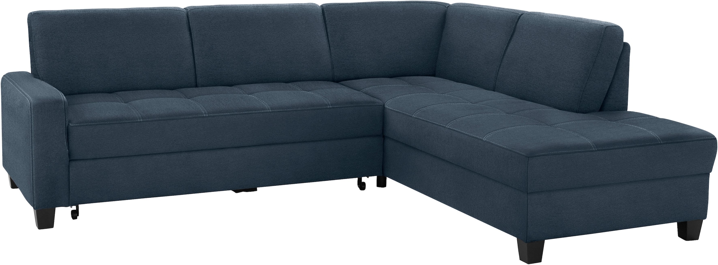 DOMO collection Ecksofa »Florentina zeitlos und elegant, Sitznähte als Desi günstig online kaufen