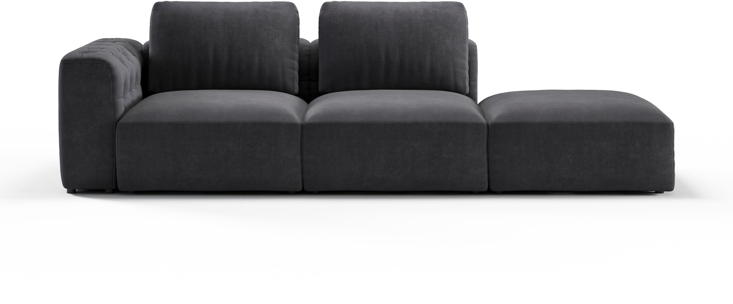 RAUM.ID Chaiselongue »Cushid«, Modul-Sofa, bestehend aus 2-Sitzer und Hocke günstig online kaufen