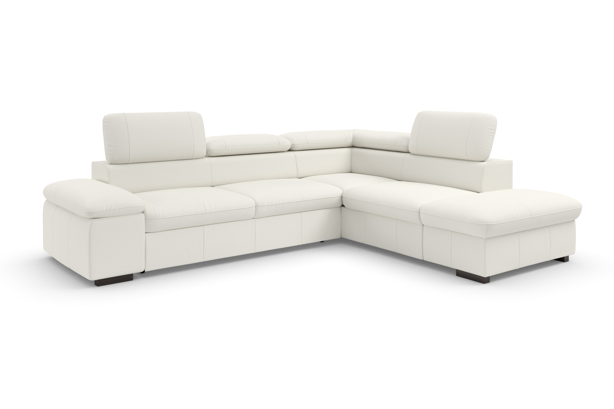 Home affaire Ecksofa »Alberto L-Form«, mit Kopfteilverstellung, wahlweise mit Bettfunktion