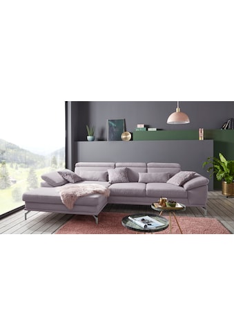 sit&more Ecksofa, inklusive Sitztiefenverstellung, wahlweise mit Kopf- und... kaufen sit&more Ecksofa, inklusive Sitztiefenverstellung, wahlweise mit Kopf- und... kaufen
