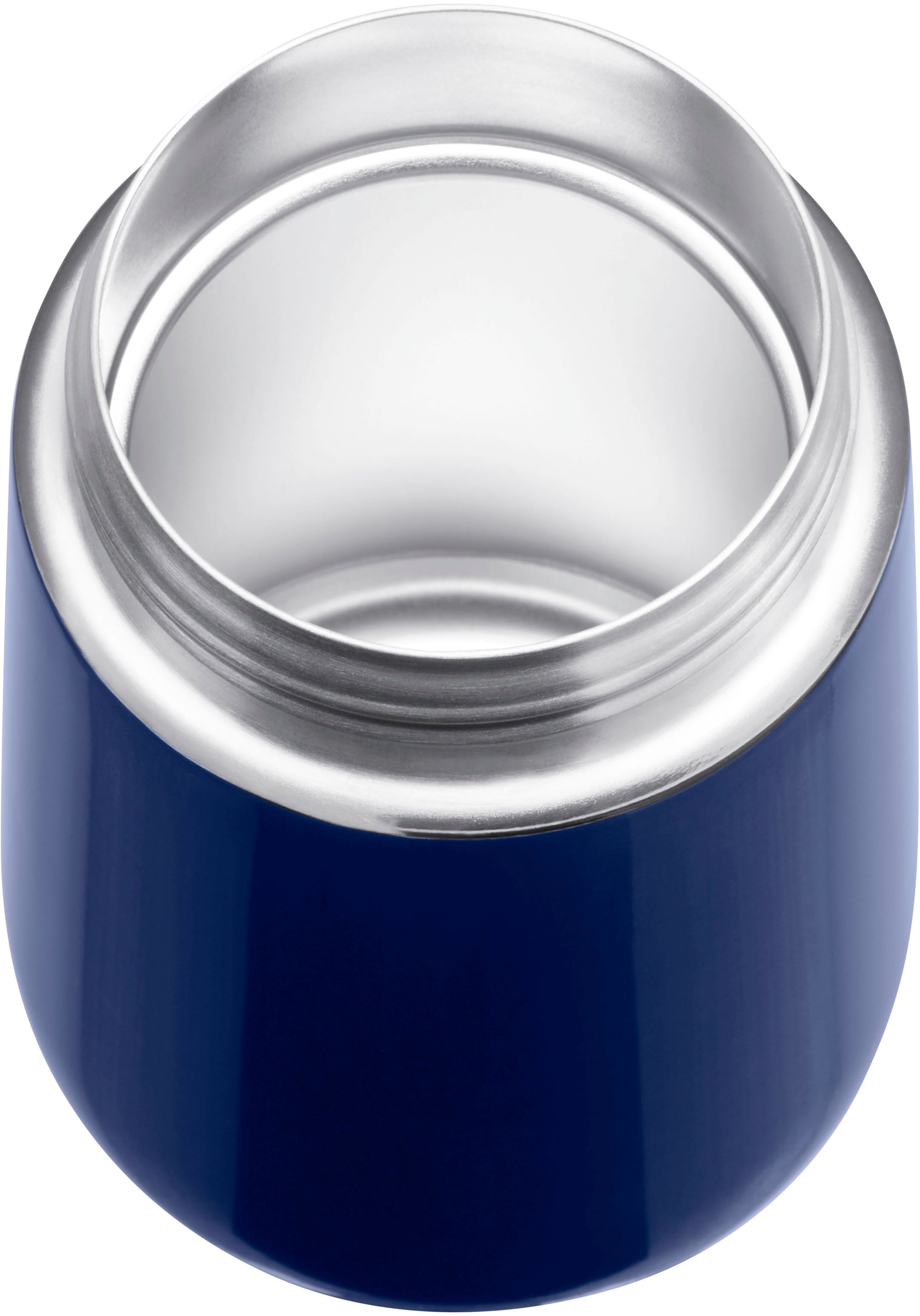 WMF Thermobecher »Impulse Travel Mug«, doppelwandiger Edelstahl, geringe Höhe, 360°-Trinköffnung