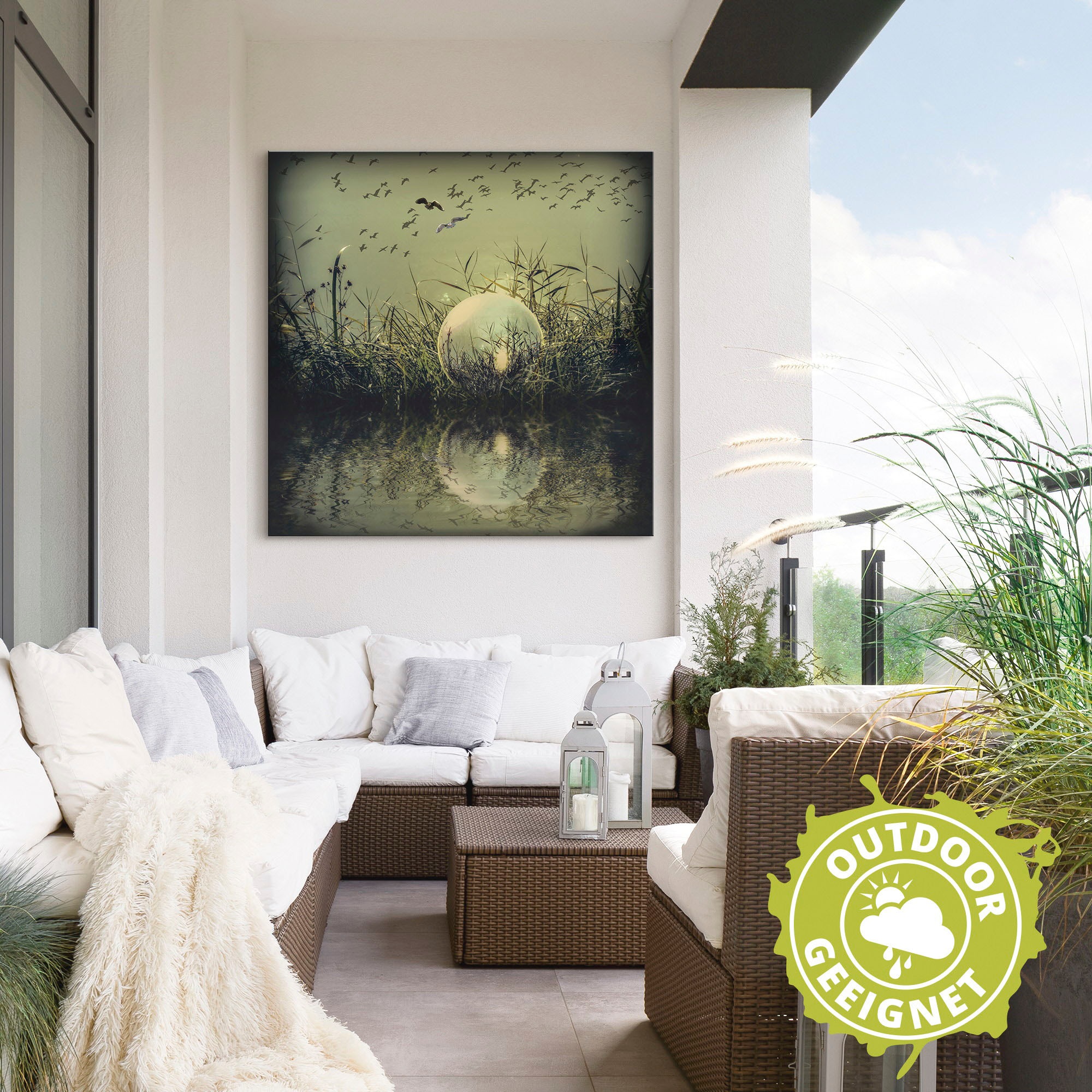 Artland Wandbild »In der Glaskugel - Mystische Au« Landschaften 1 Stk. tlg. günstig online kaufen