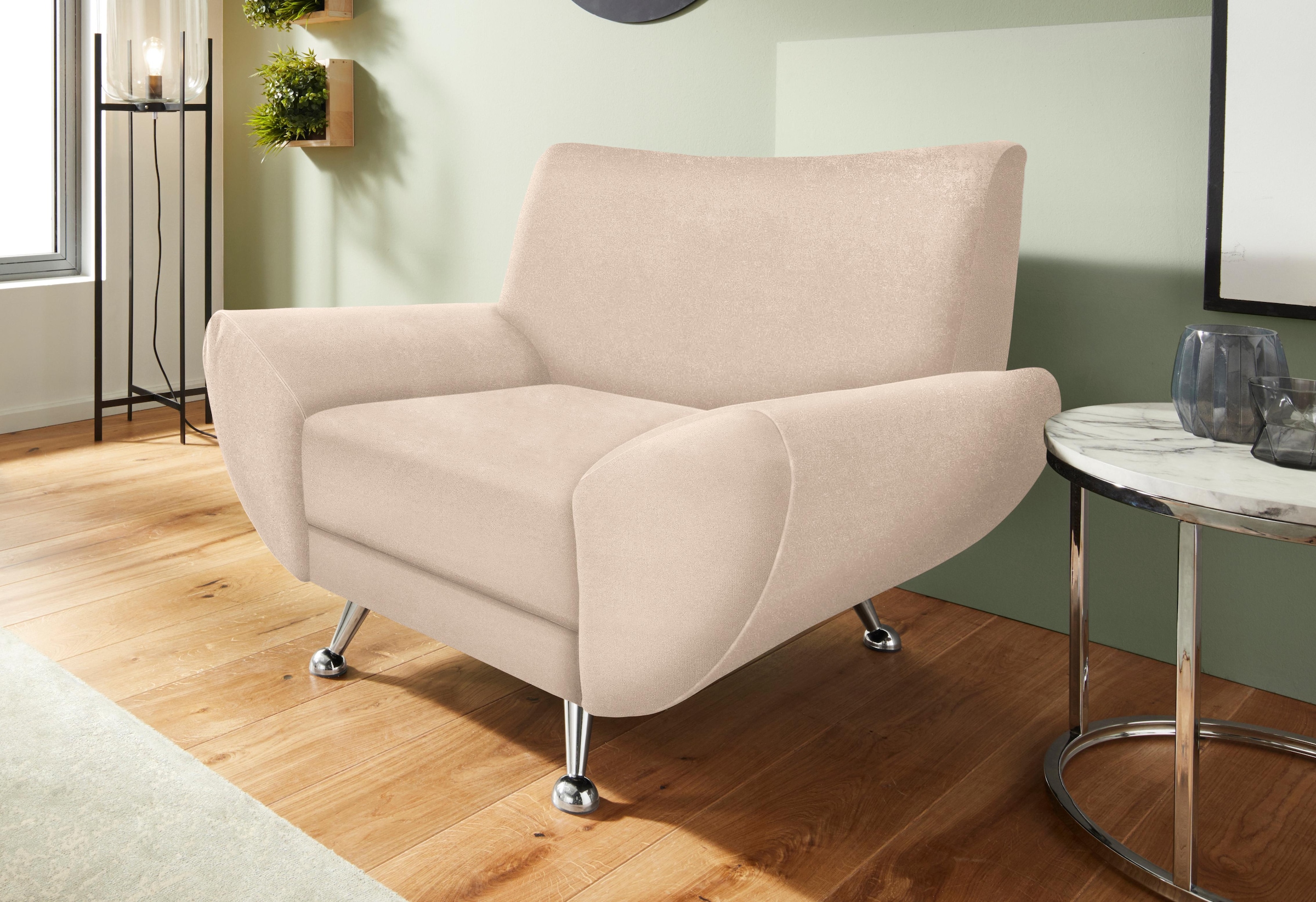 INOSIGN Sessel »Saltare elegant und komfortabel, toller Designfuß« günstig online kaufen