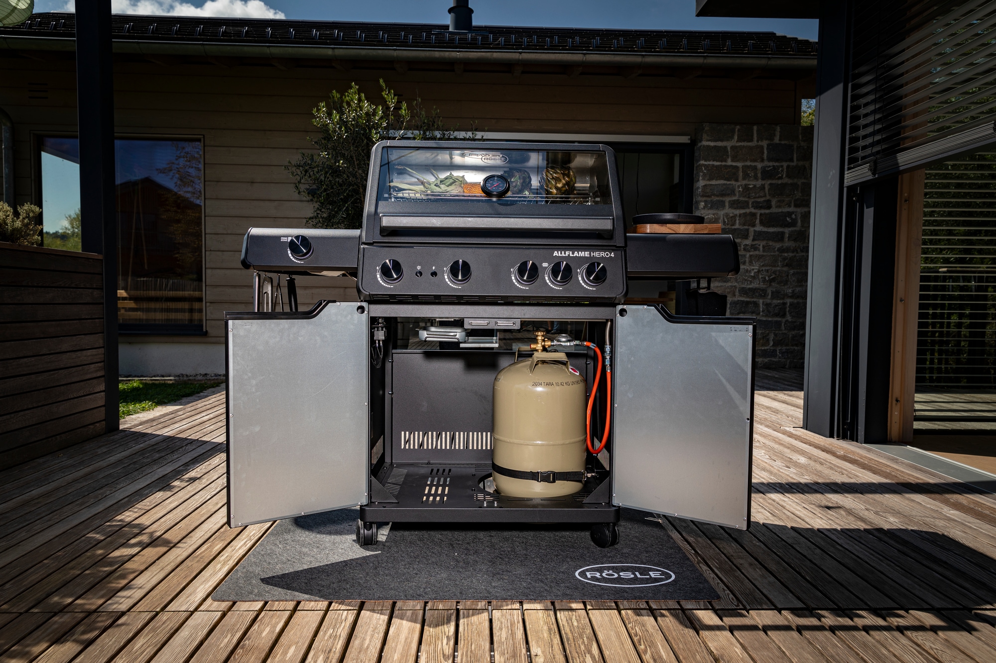 RÖSLE Gasgrill »ALLFLAME Hero 4«, 50 mbar