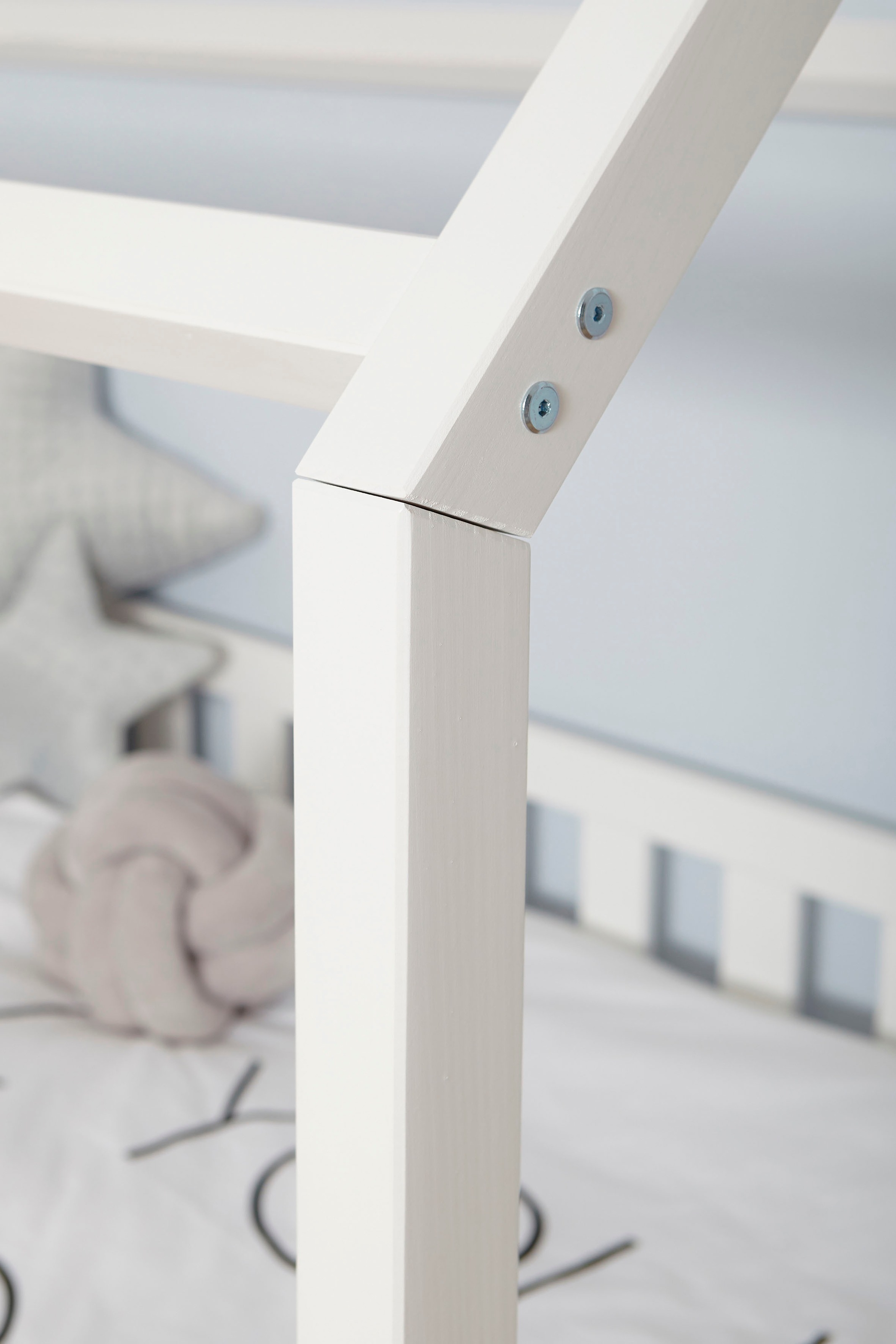 Ticaa Hausbett »Traumhaus«, Hausbett, inkl. Schubkasten, Rollrost und Matratze