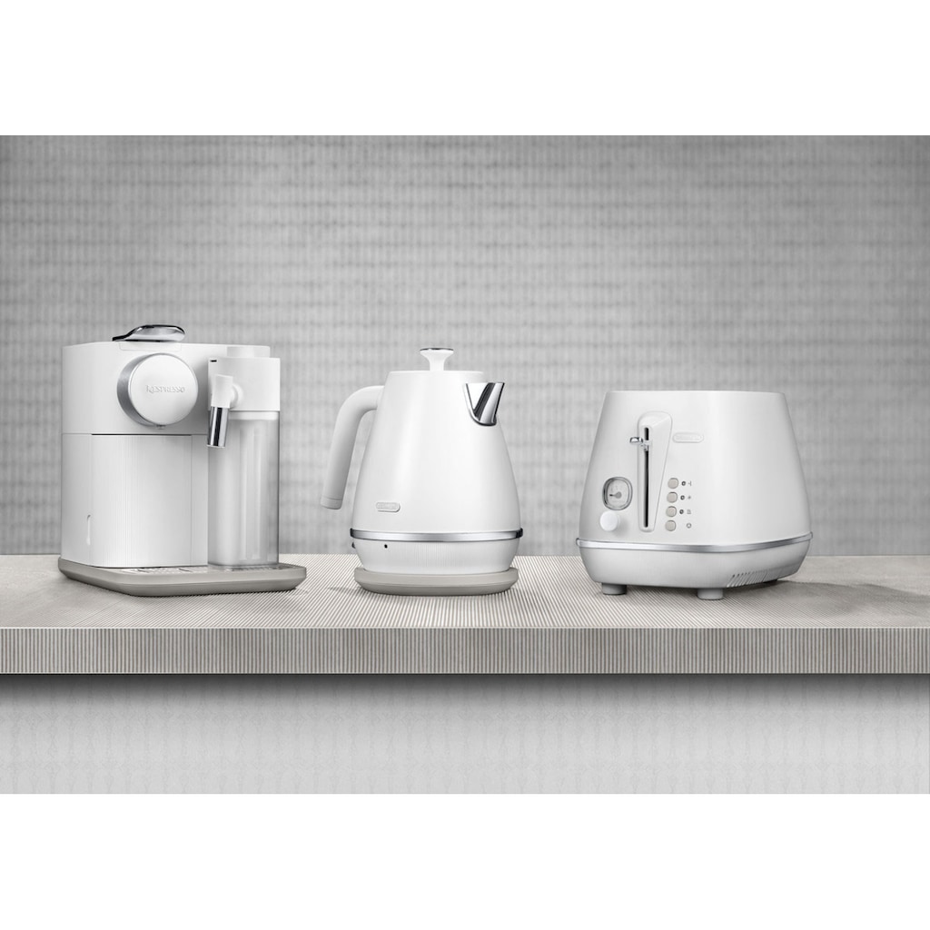 De'Longhi Toaster »Distinta Moments CTIN 2103.W – Sunrise White«, 2 kurze Schlitze, für 2 Scheiben, 900 W