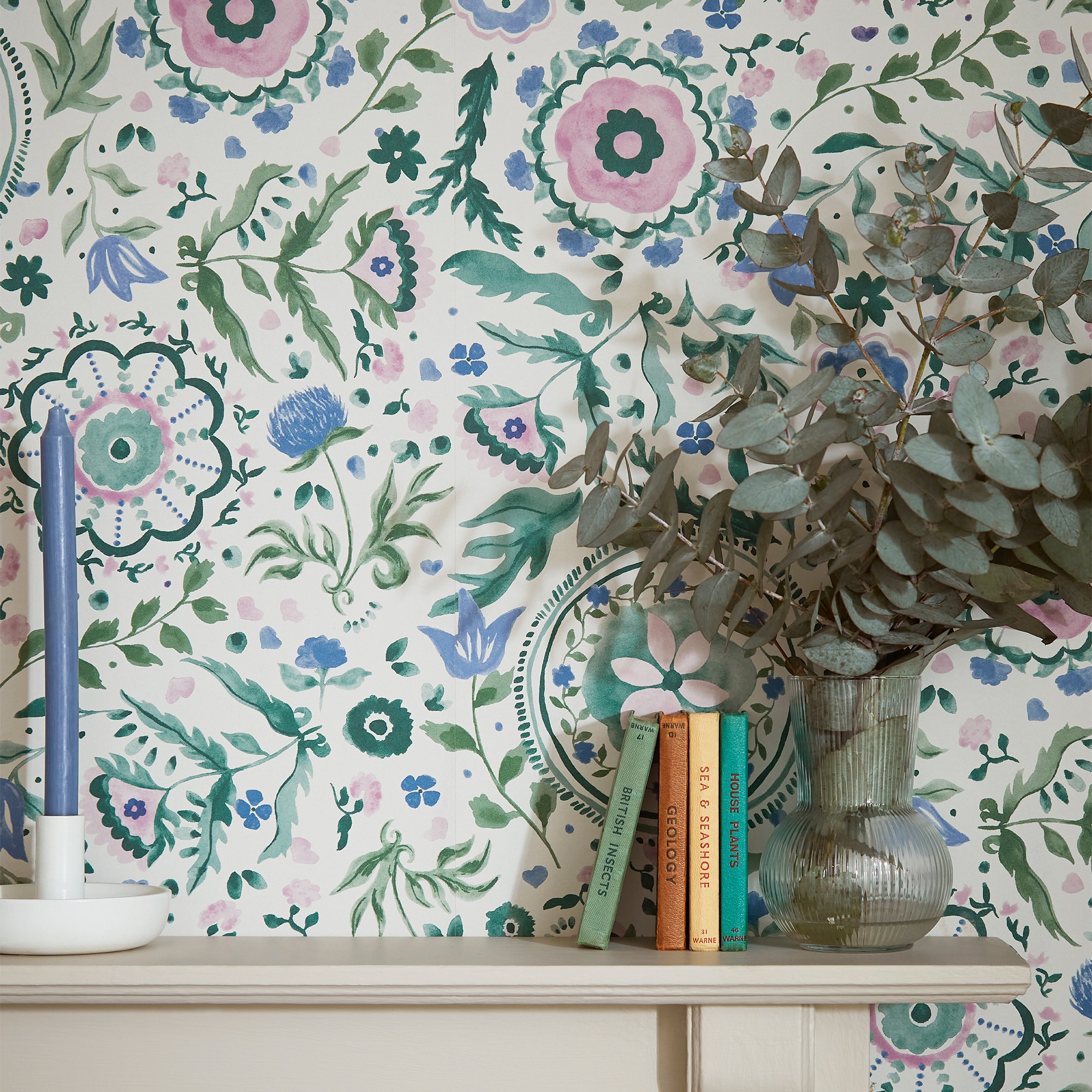 Joules Vliestapete »Festival Blumen« Motiv glatt Design Tapeten