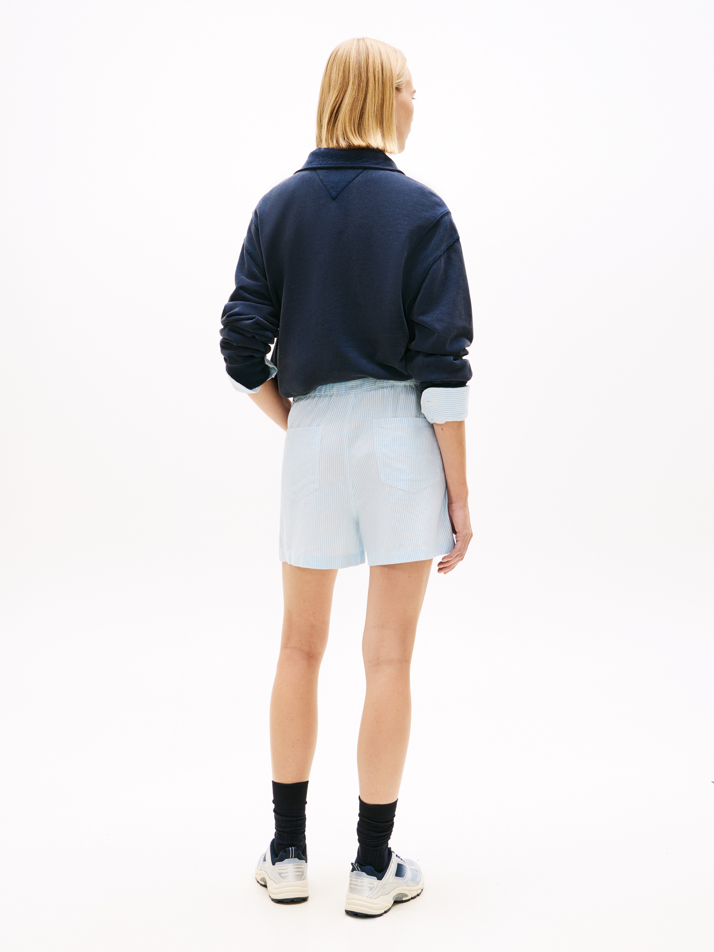 Tommy Jeans Shorts »TJW ESSENTIAL LINEN SHORTS«  mit angesagtem Paperbag-Bund